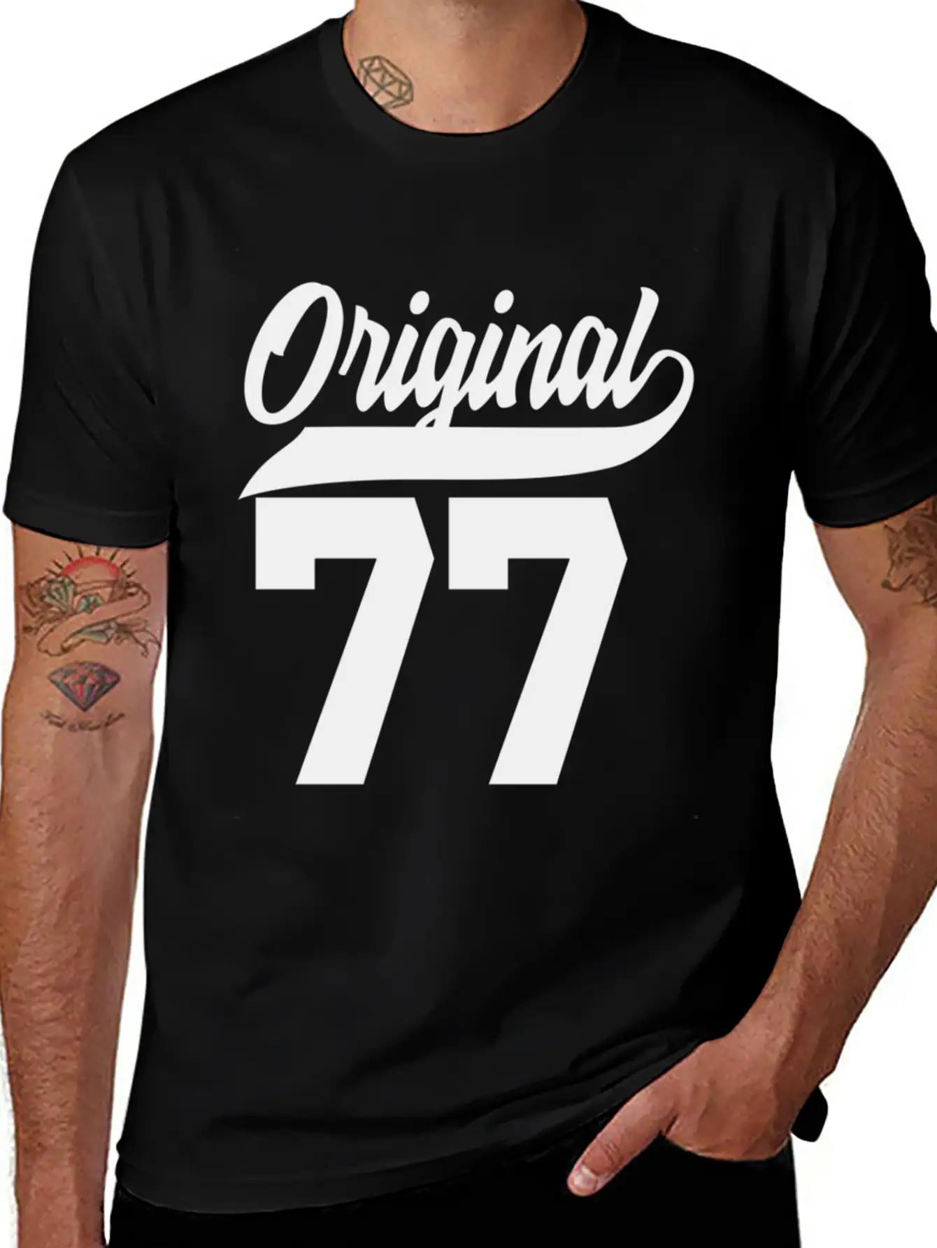 45Th Original 1977 Basic Graphic T-Shirt – Daily Comfort In Soft Cotton