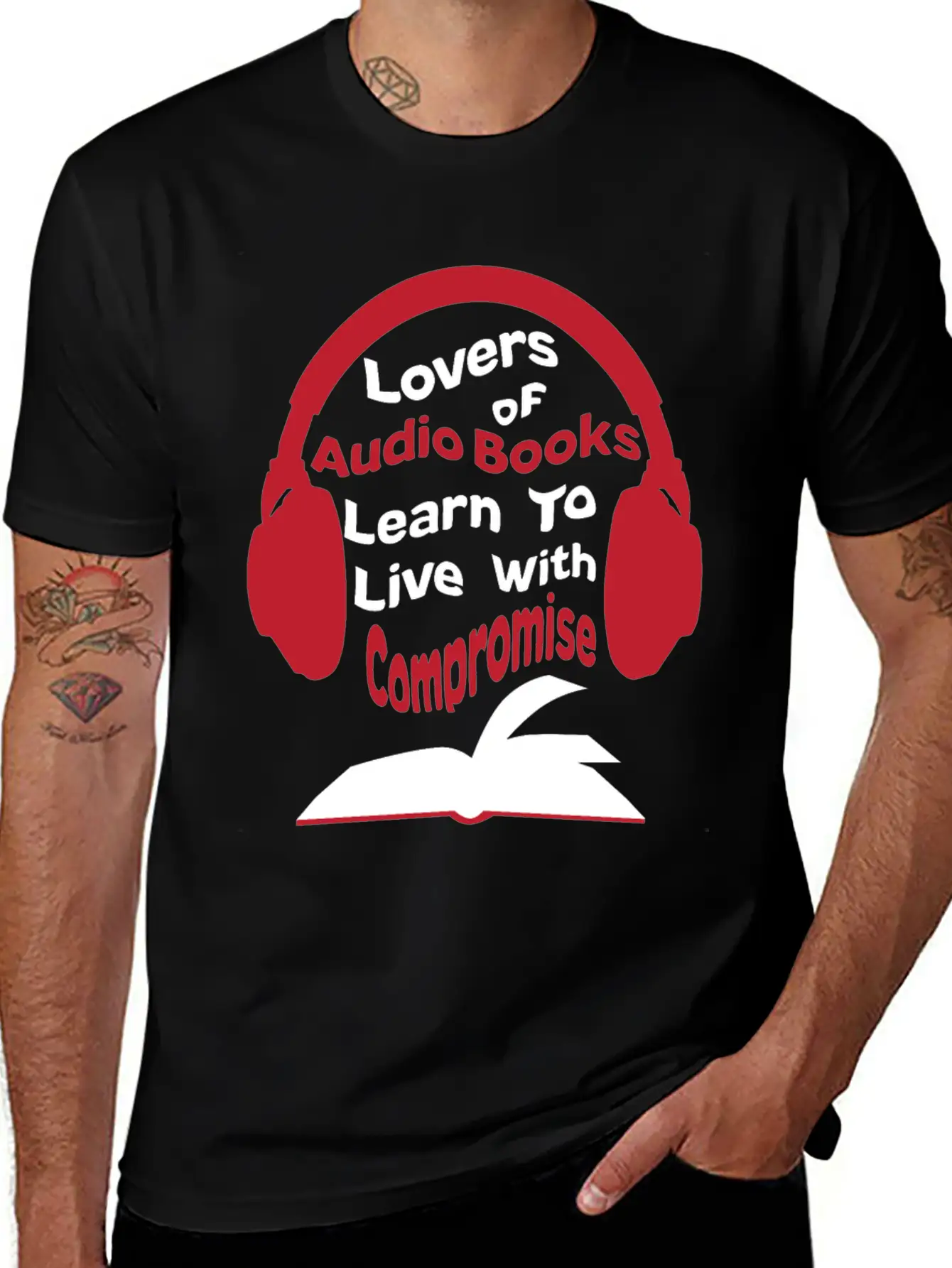 Audio Books Lovers Learning Gift Idea Basic Graphic T-Shirt – Daily Comfort In Soft Cotton