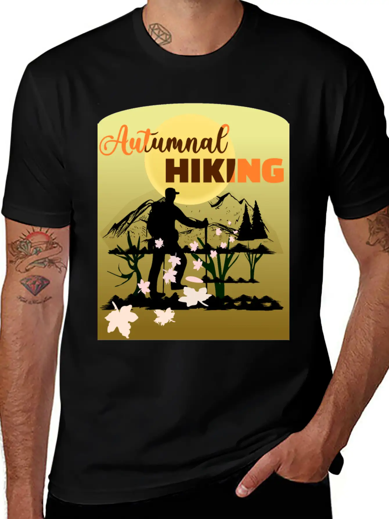 Autumnal Hiking | Autumn Hiking Timeless Short Sleeve Tee – Comfy And Minimalist Design