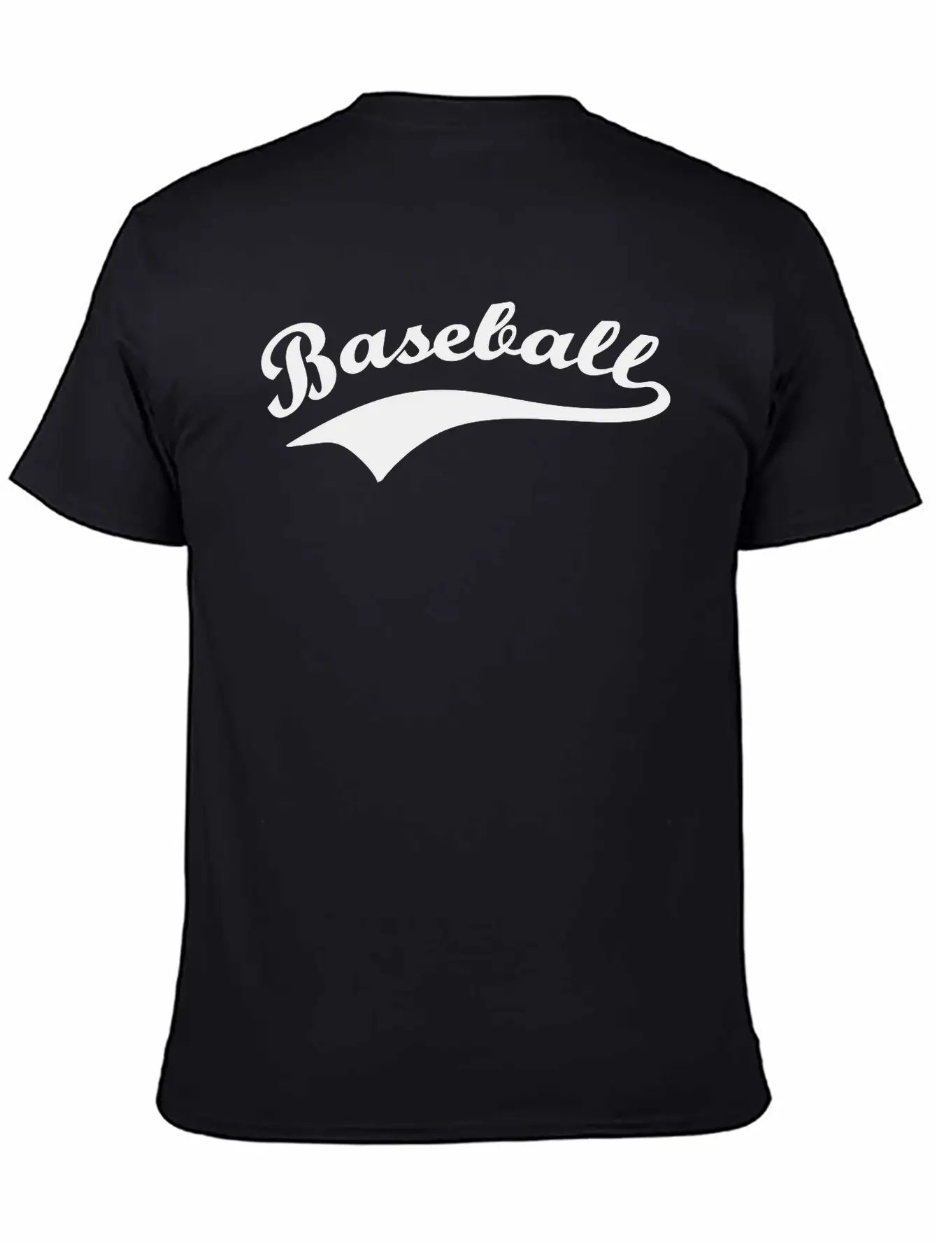 Baseball Lettering Basic Graphic T-Shirt – Daily Comfort In Soft Cotton