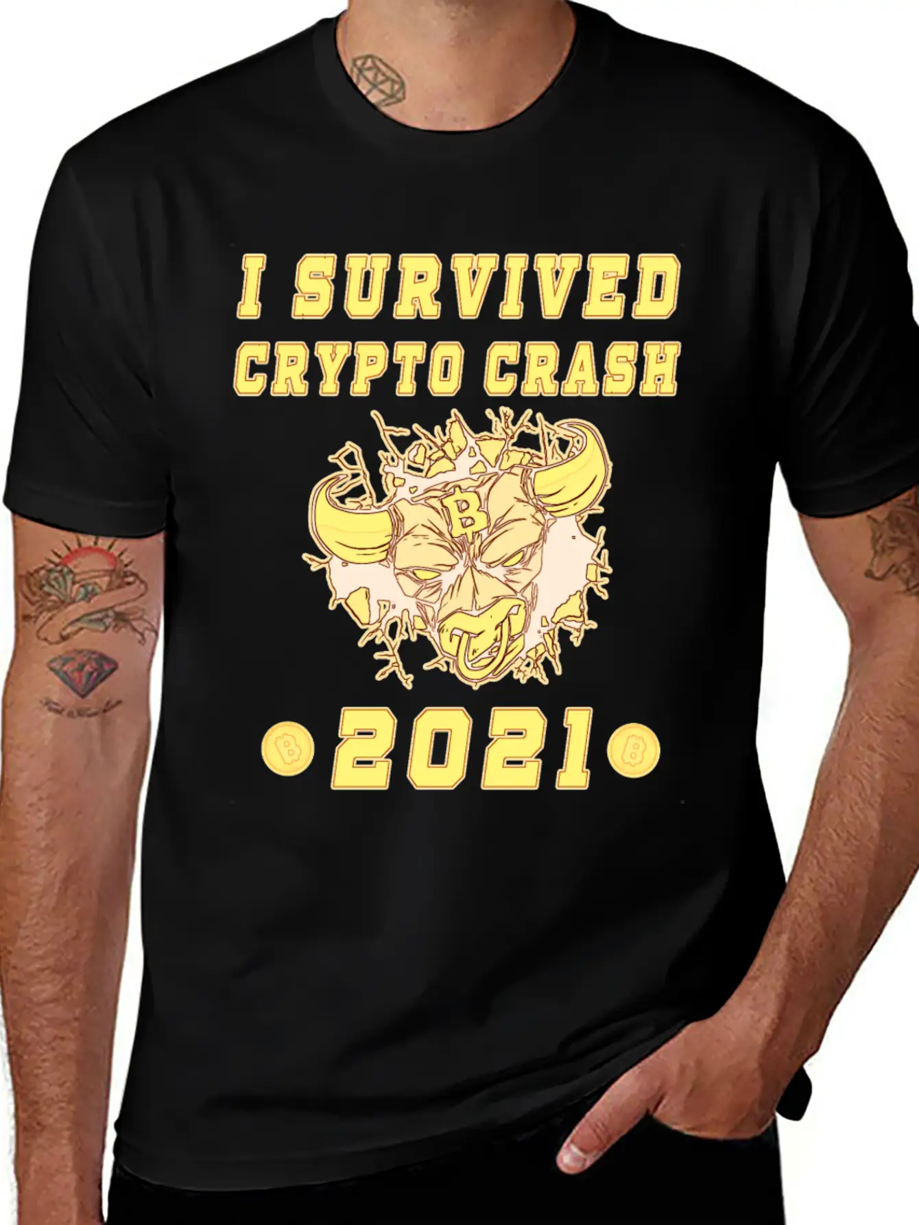 Bitcoin Crypto Bull Market Trader Crypto Ethereum Basic Graphic T-Shirt – Daily Comfort In Soft Cotton