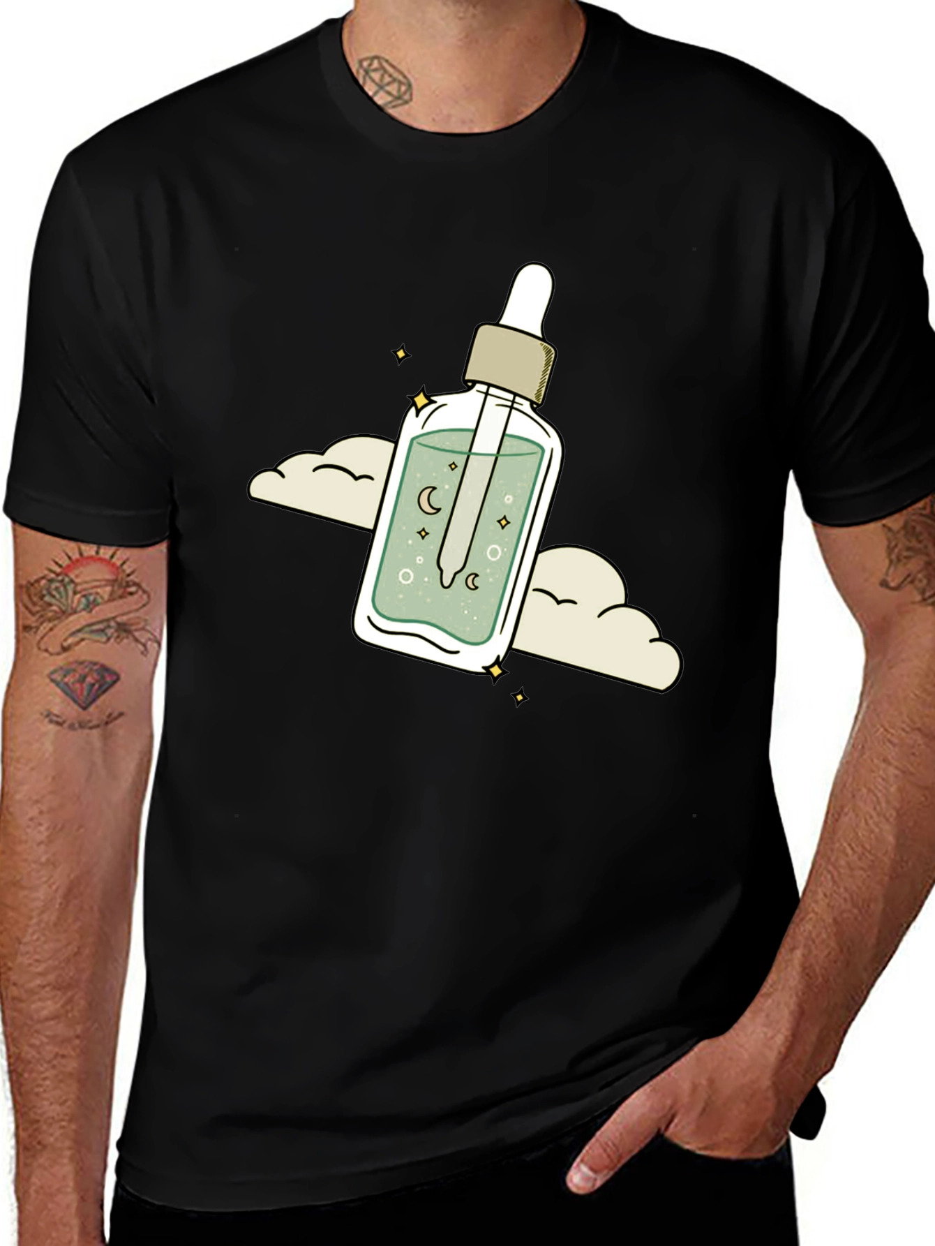 Celestial Serum Graphic Tee - Stylish & Unique!