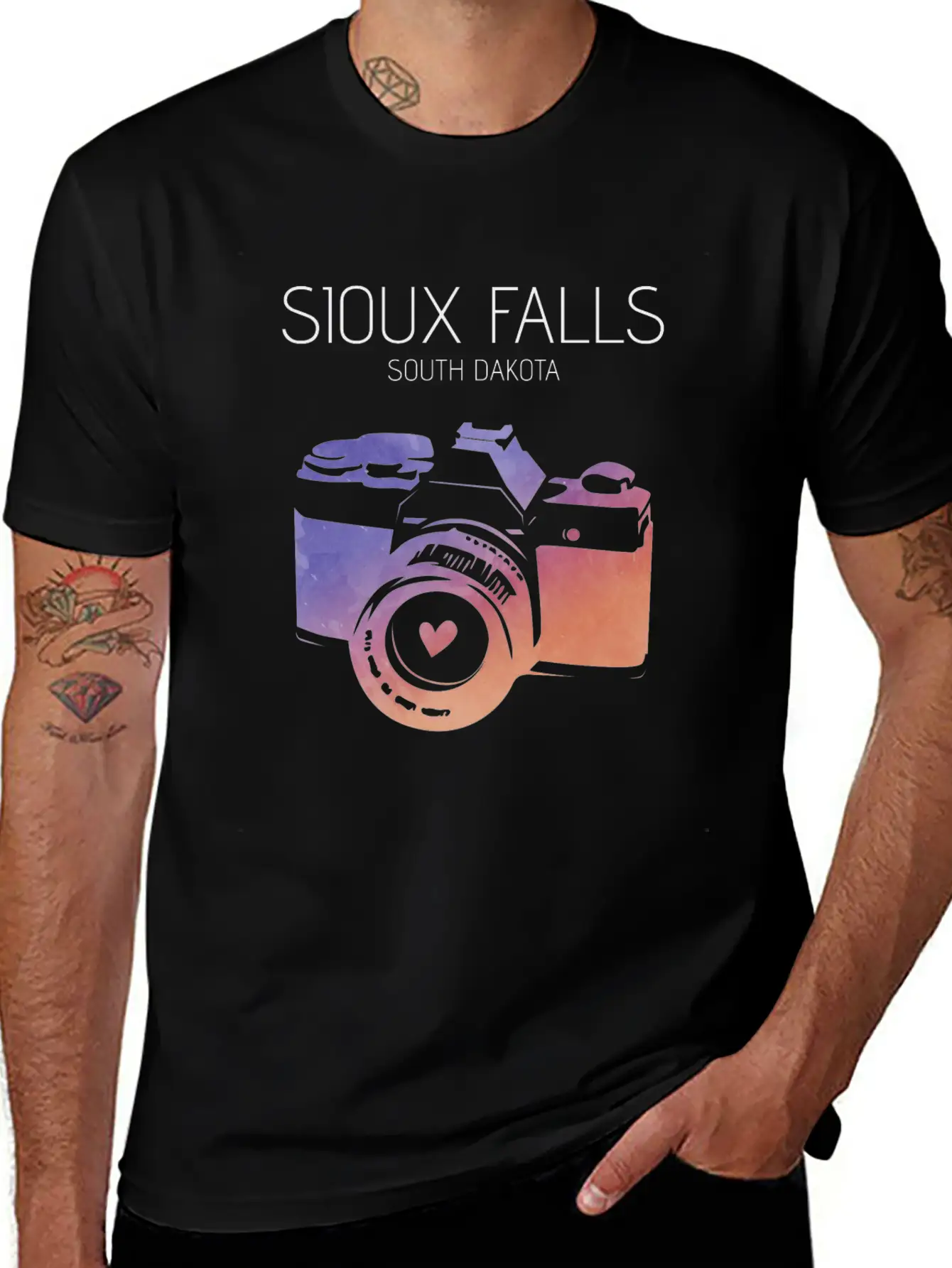 Camera Sioux Falls Breathable Graphic T-Shirt – Perfect For Casual Days