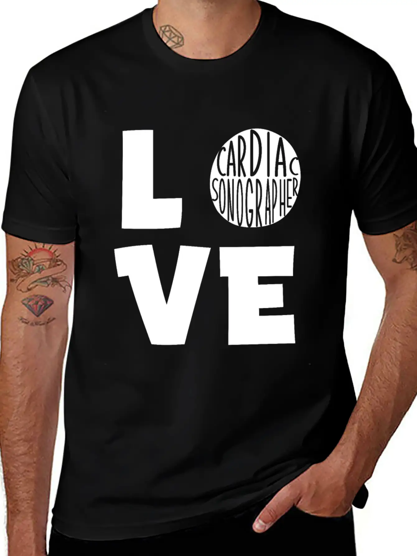 Cardiac Sonographer Echo Tech Love RDCS Product Breathable Graphic T-Shirt – Perfect For Casual Days