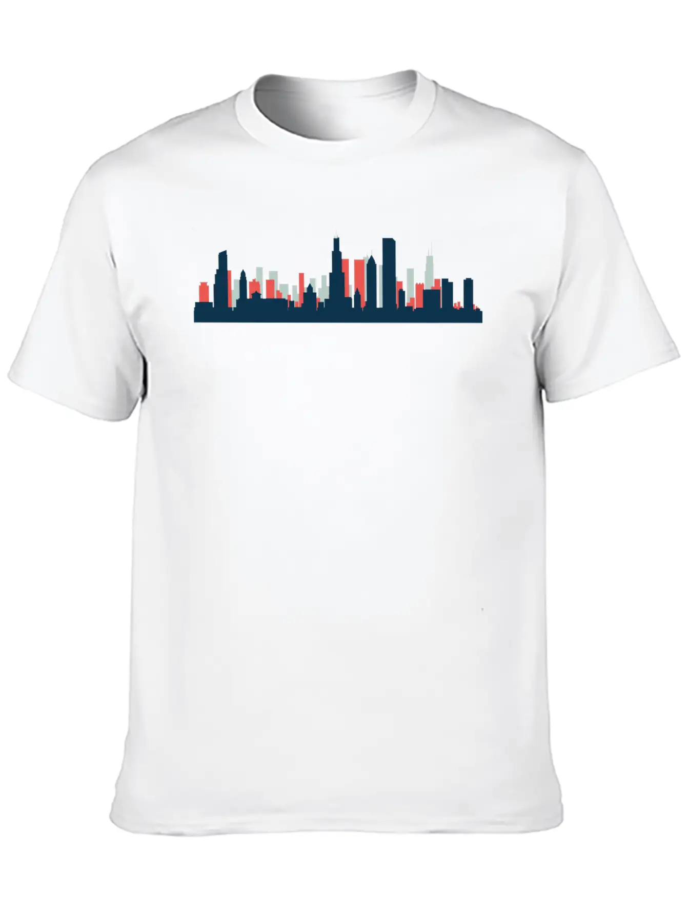 Chicago, Illinois Breathable Graphic T-Shirt – Perfect For Casual Days