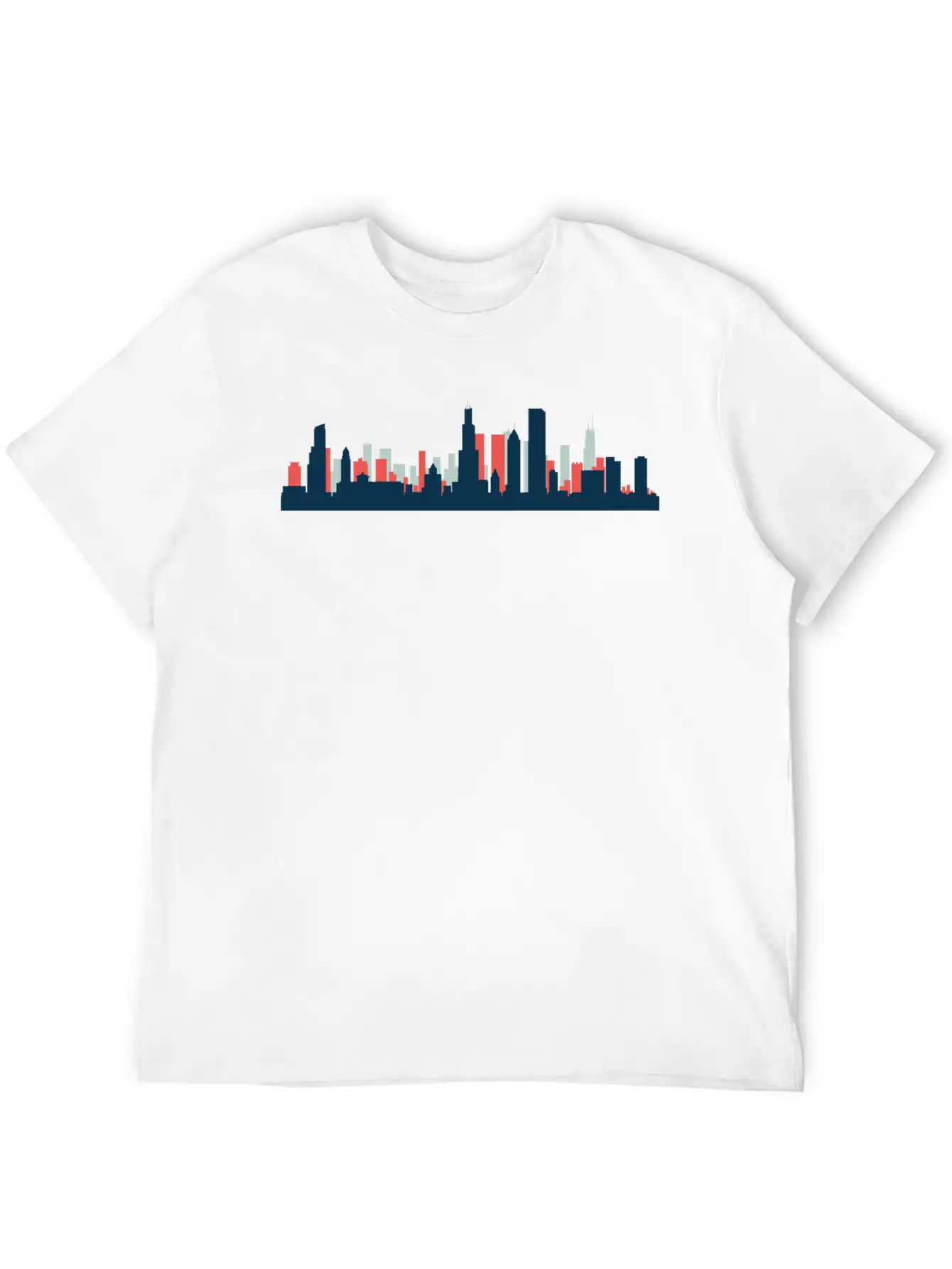 Chicago, Illinois Breathable Graphic T-Shirt – Perfect For Casual Days