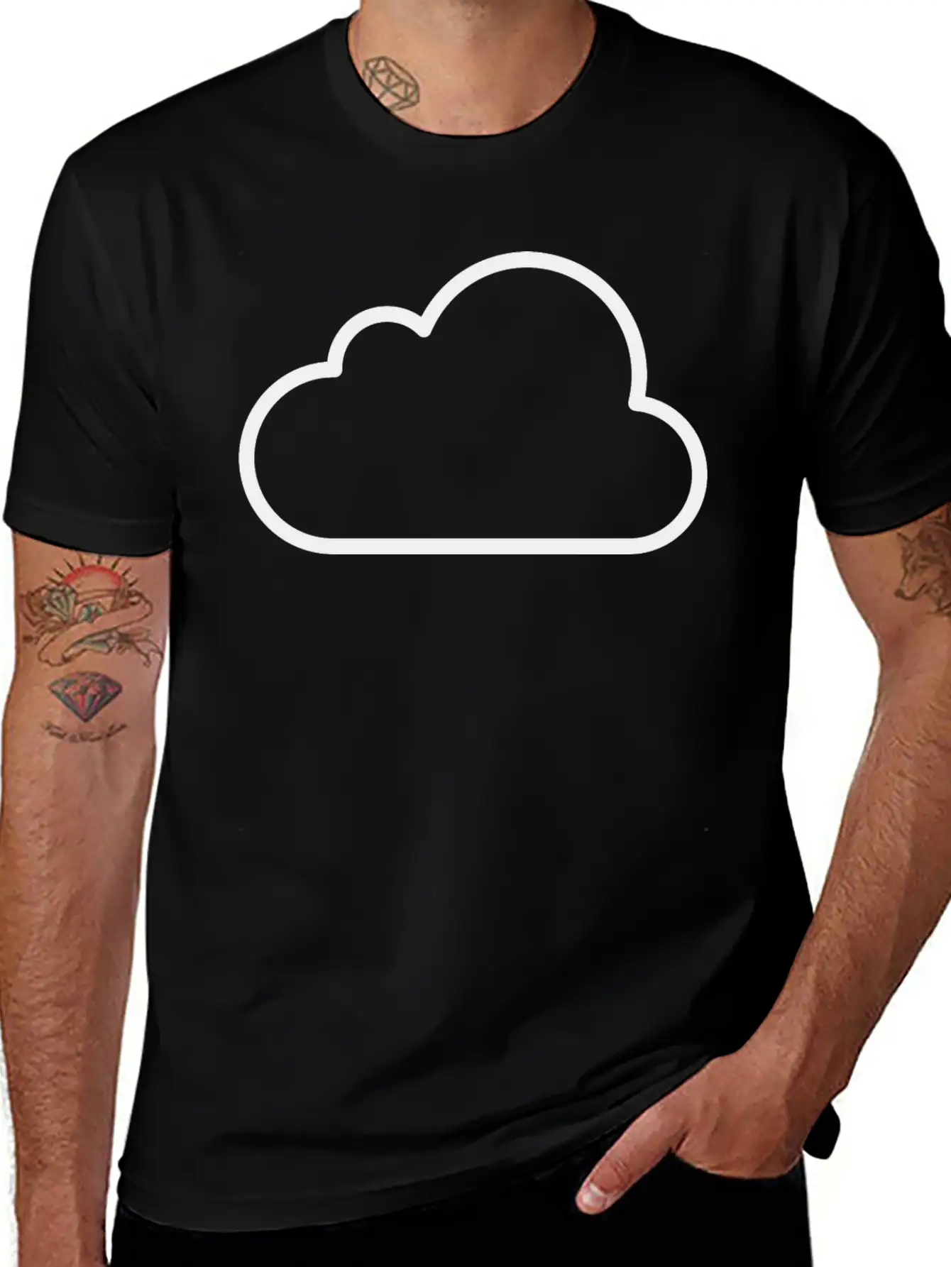 Cloud Breathable Graphic T-Shirt – Perfect For Casual Days