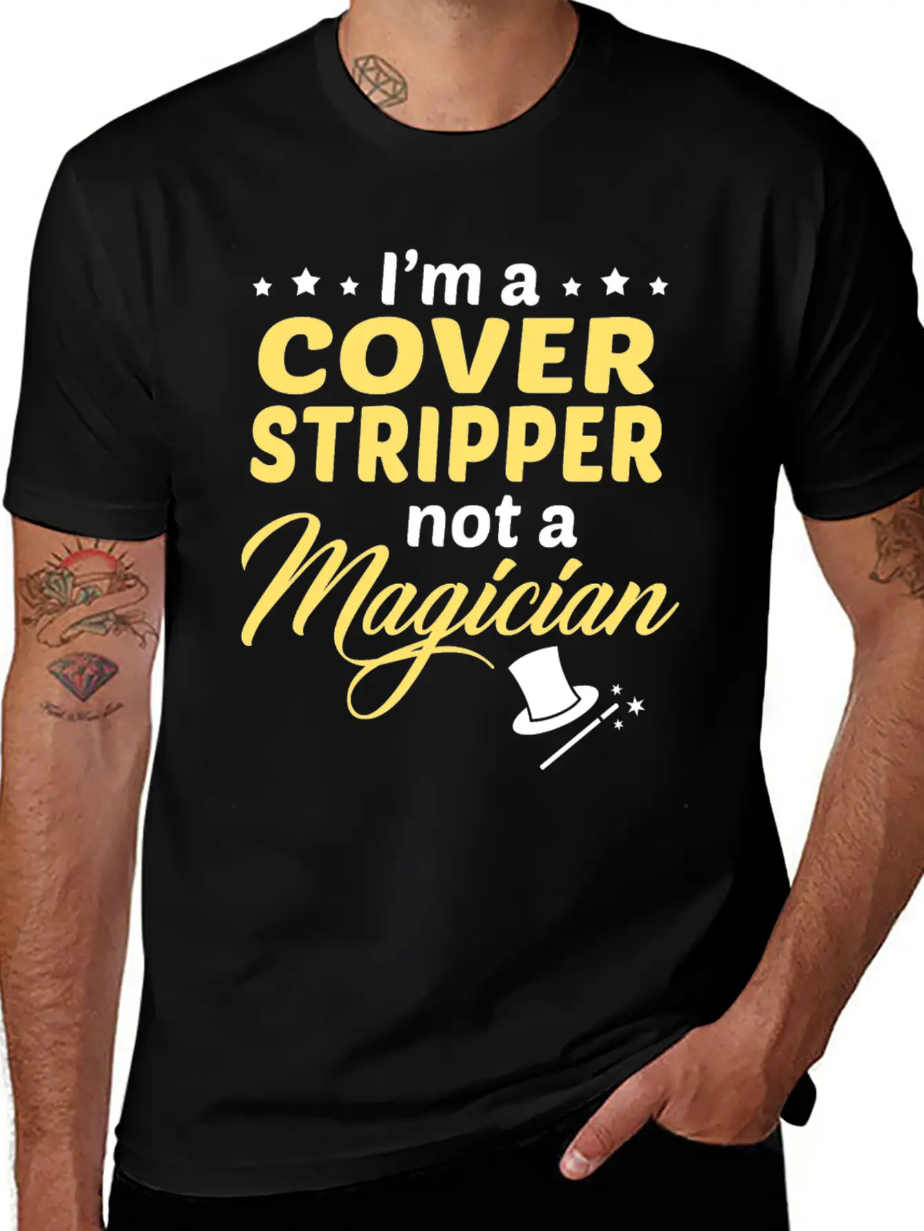 Cover Stripper Basic Graphic T-Shirt – Daily Comfort In Soft Cotton