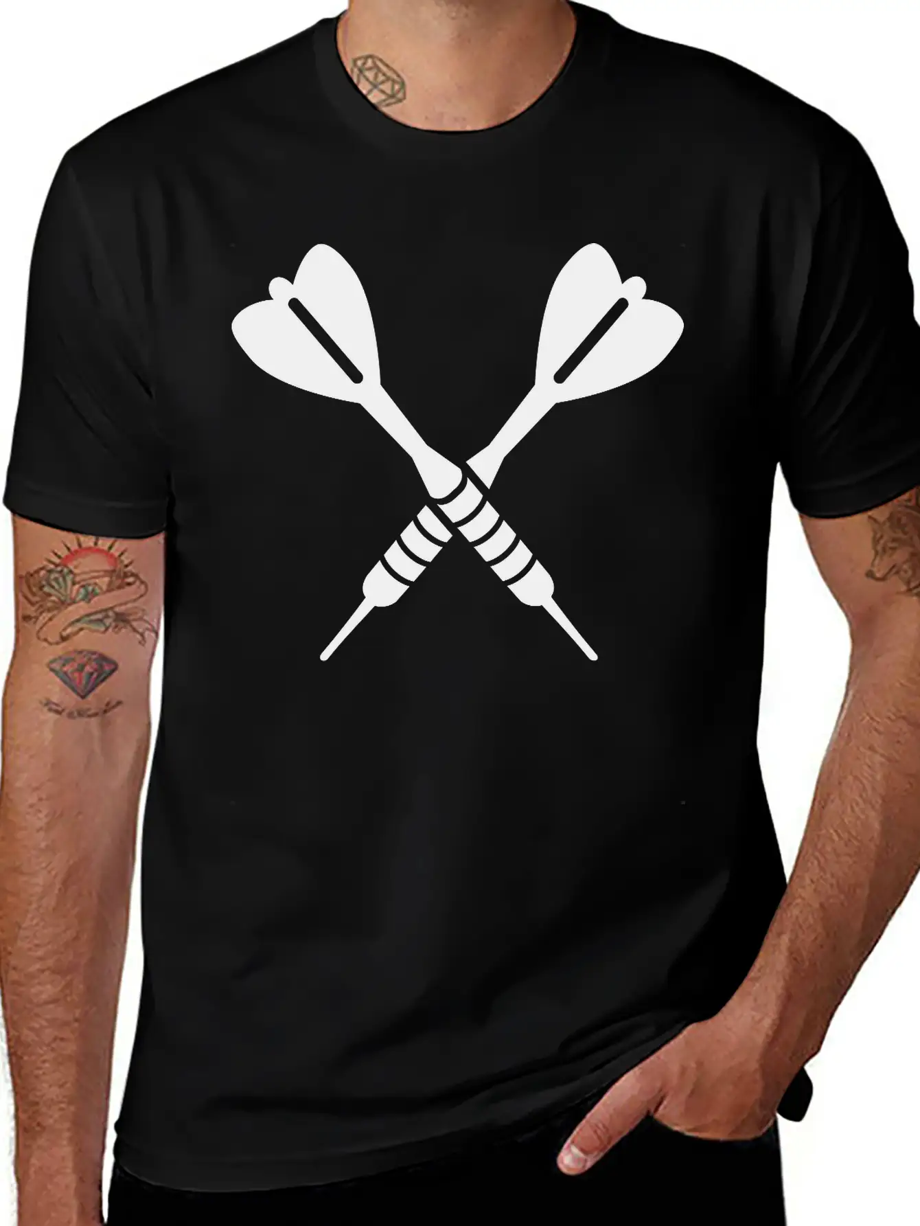 Darts Basic Graphic T-Shirt – Daily Comfort In Soft Cotton