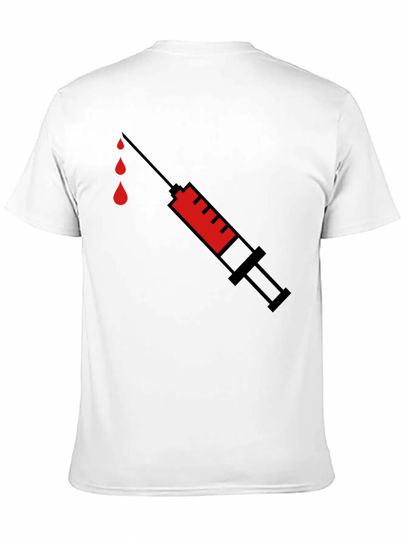 Doctor Syringe Blood Hospital Breathable Graphic T-Shirt – Perfect For Casual Days