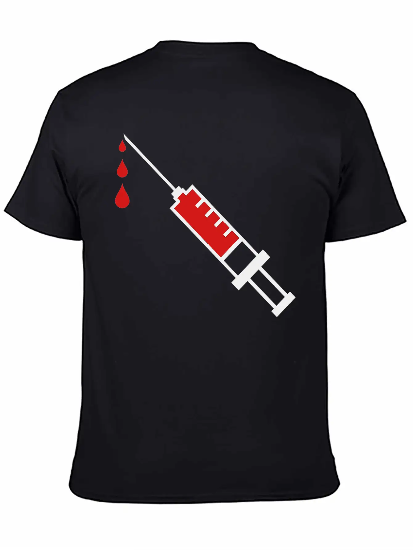 Doctor Syringe Blood Hospital Breathable Graphic T-Shirt – Perfect For Casual Days