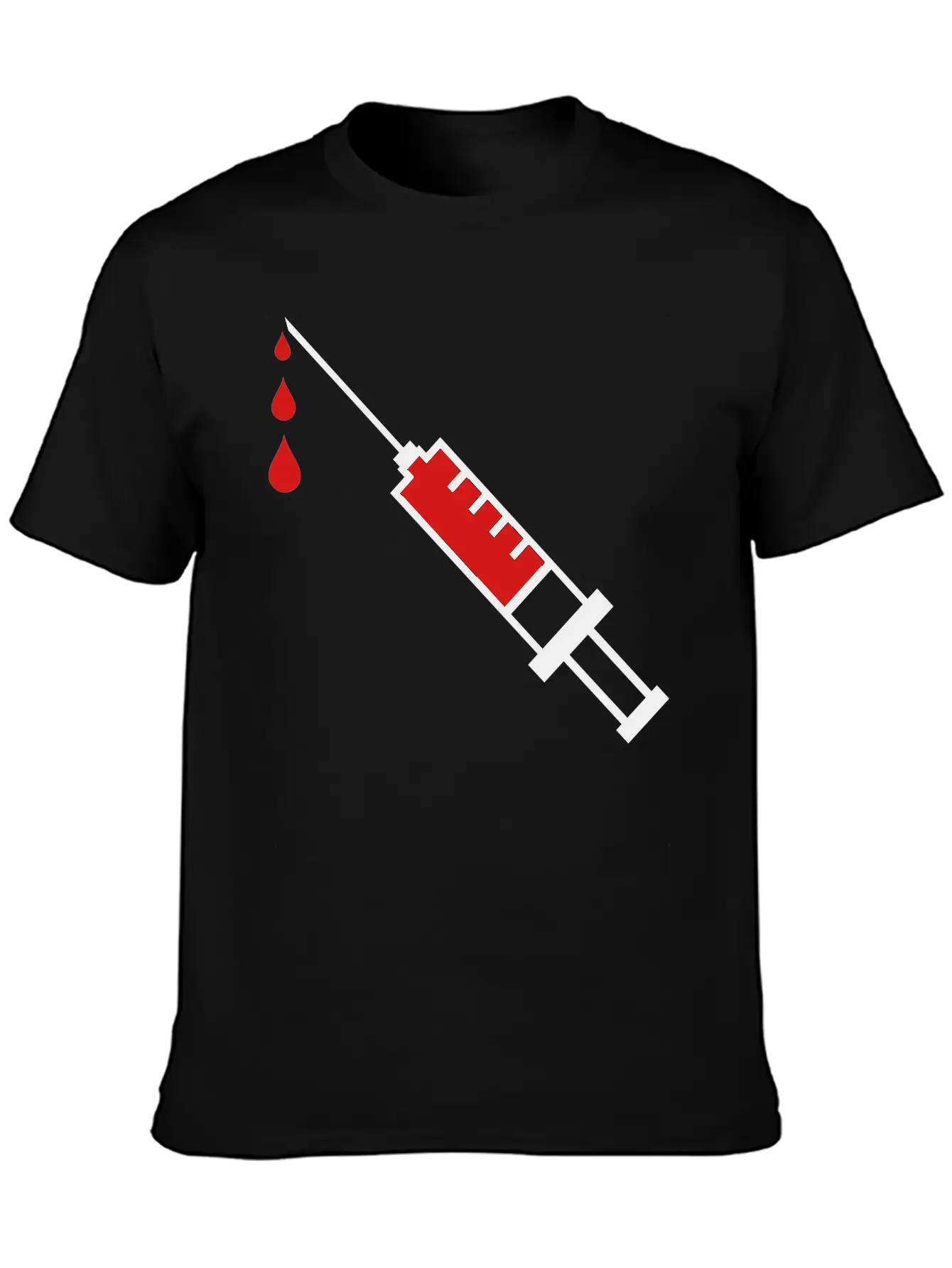 Doctor Syringe Blood Hospital Breathable Graphic T-Shirt – Perfect For Casual Days