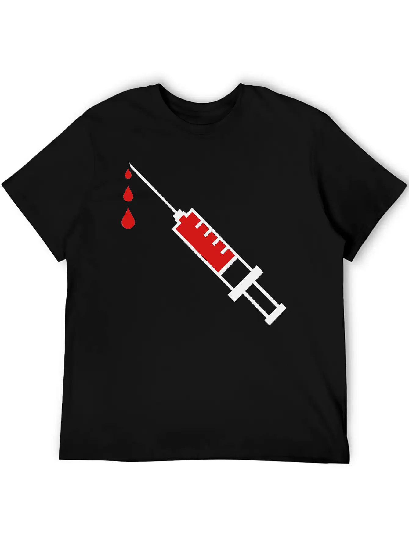Doctor Syringe Blood Hospital Breathable Graphic T-Shirt – Perfect For Casual Days