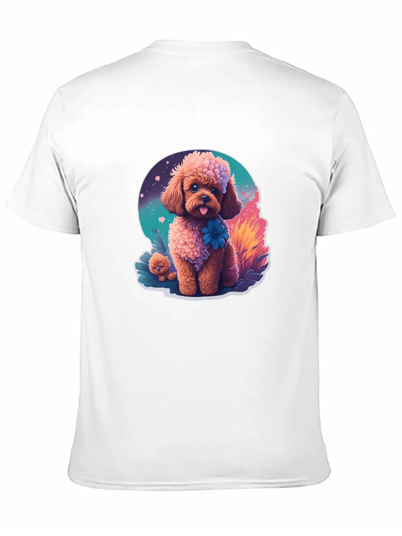 Dog Mode On Cute Poodle Dog Puppy Breathable Graphic T-Shirt – Perfect For Casual Days
