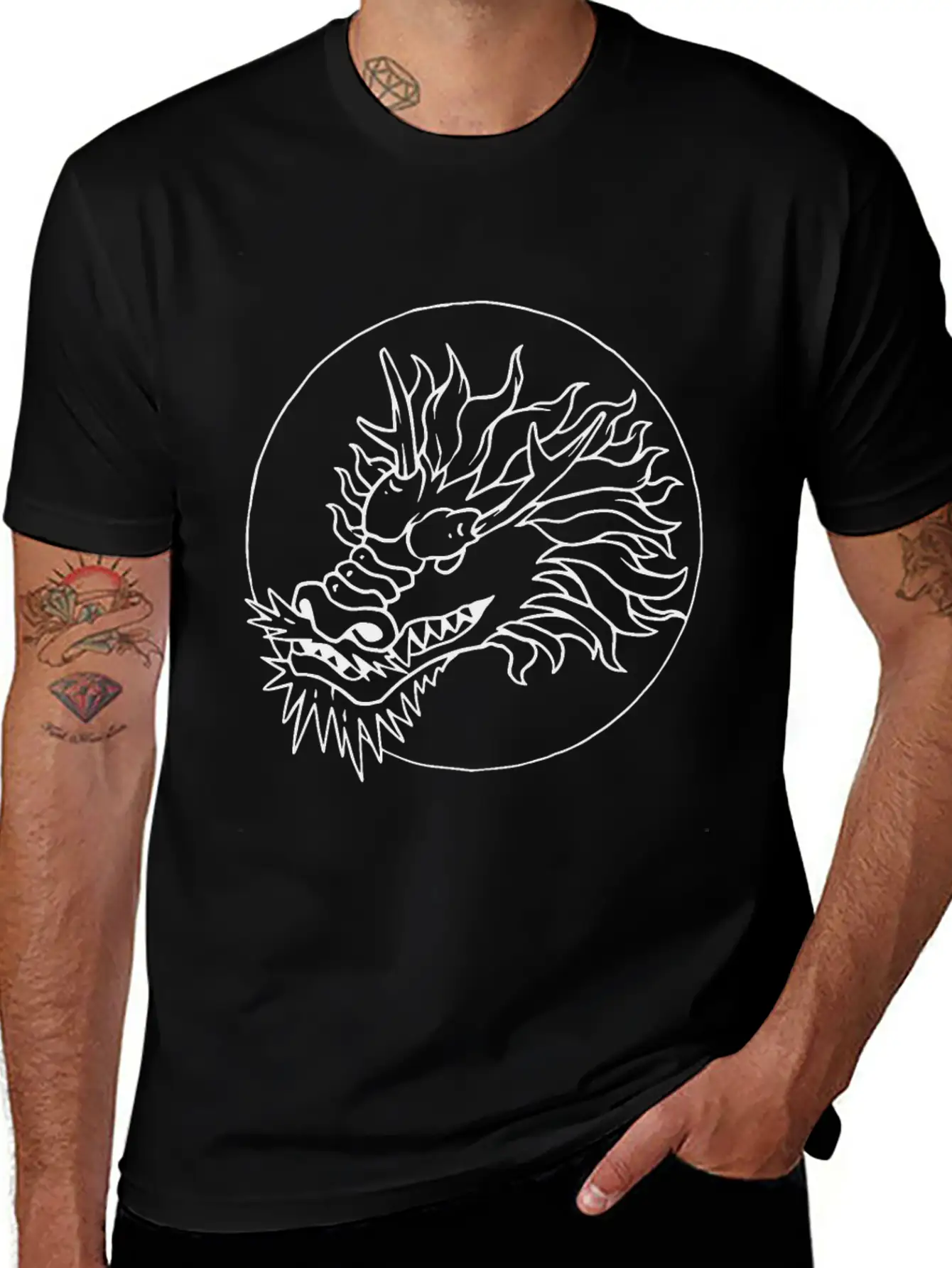 Dragon Basic Graphic T-Shirt – Daily Comfort In Soft Cotton