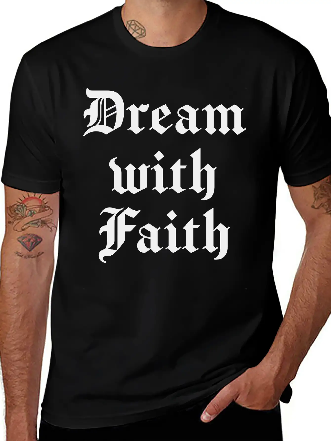Dream With Faith Timeless Short Sleeve Tee – Comfy And Minimalist Design