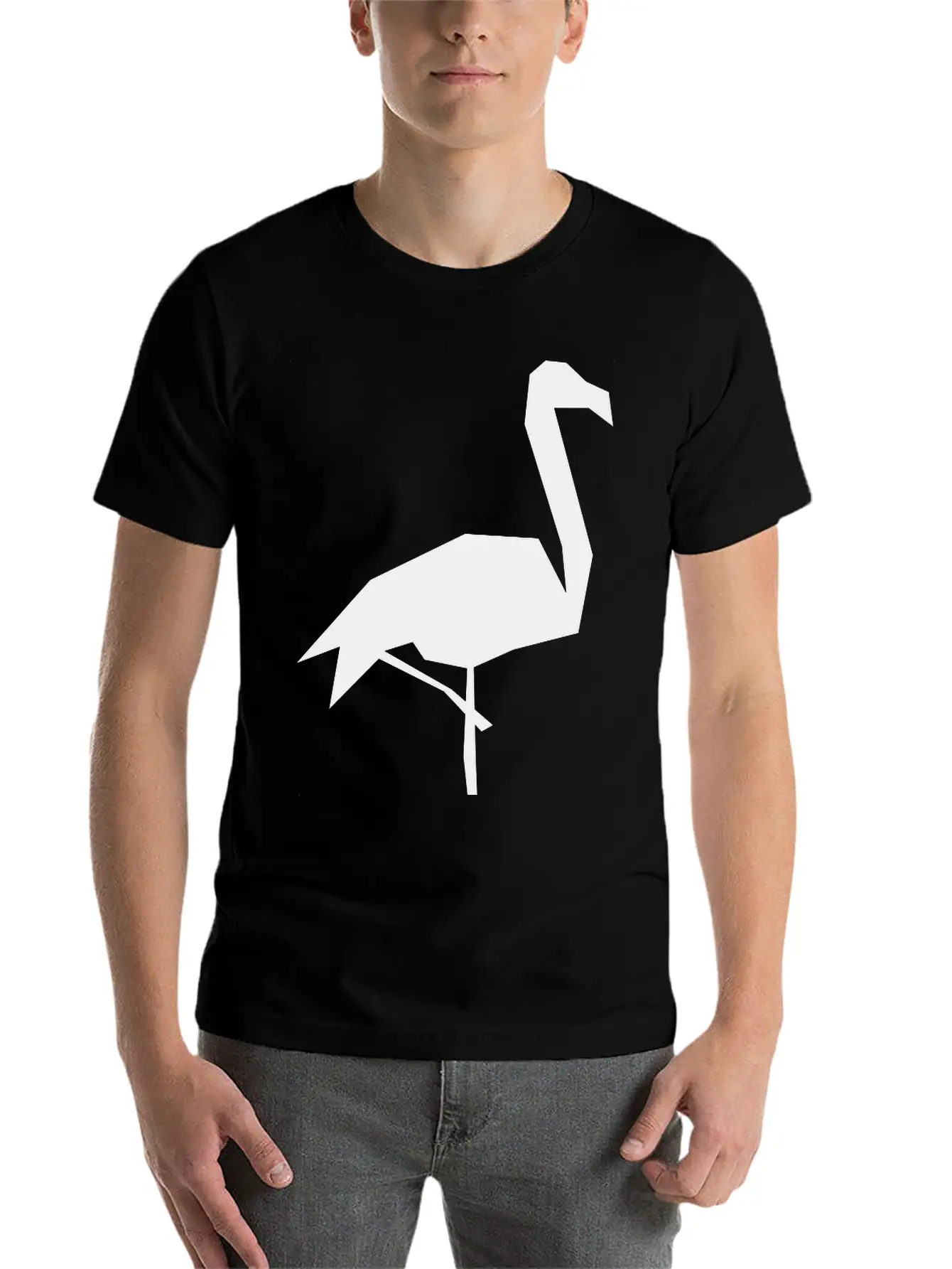 Flamingo Basic Graphic T-Shirt – Daily Comfort In Soft Cotton