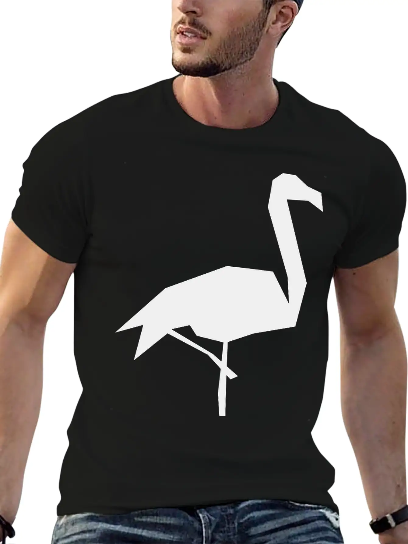 Flamingo Basic Graphic T-Shirt – Daily Comfort In Soft Cotton