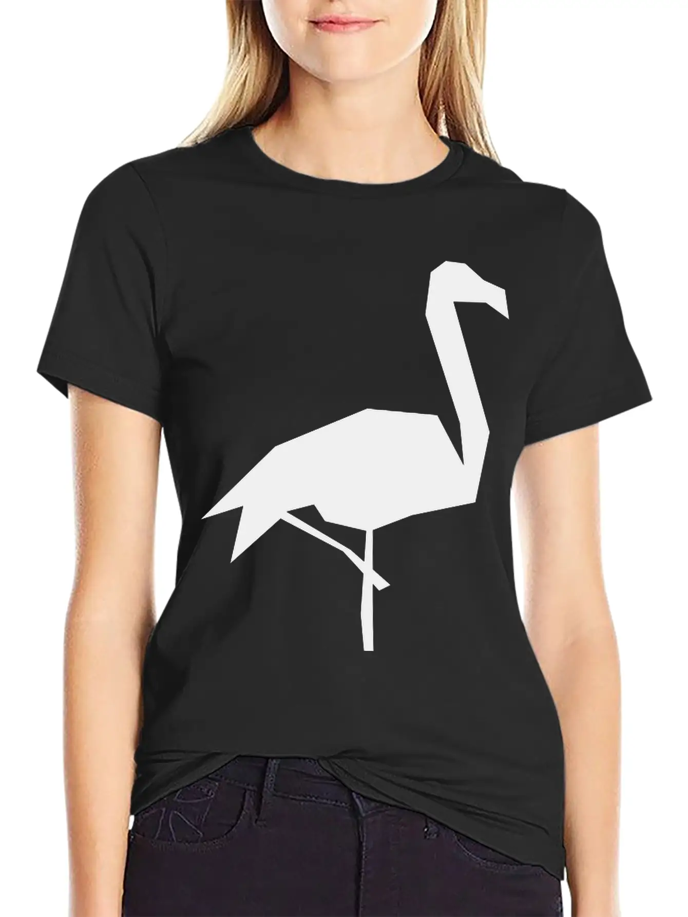 Flamingo Basic Graphic T-Shirt – Daily Comfort In Soft Cotton
