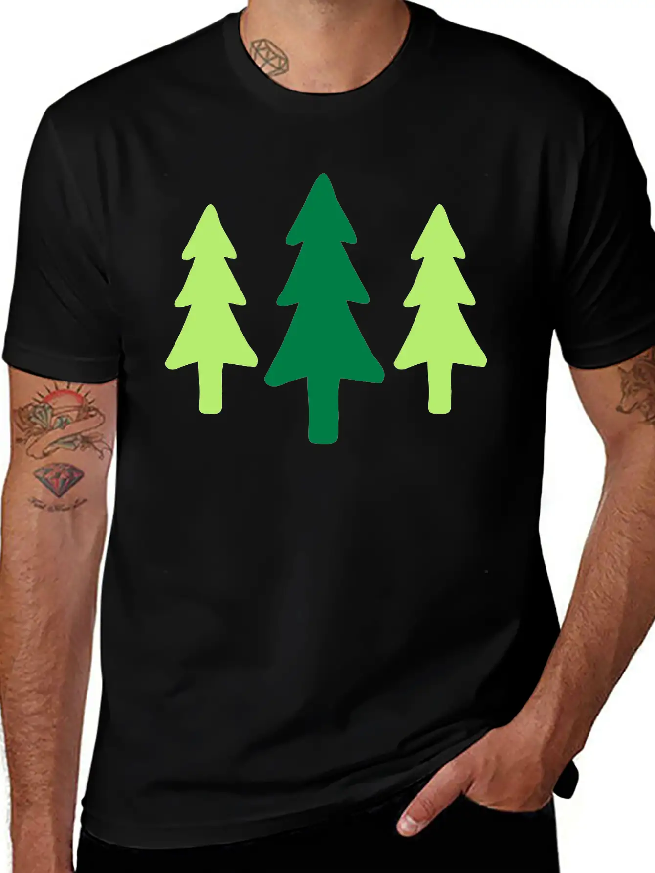 Forest Tree Forester Nature Spruce Fir Xmas Gift Breathable Graphic T-Shirt – Perfect For Casual Days