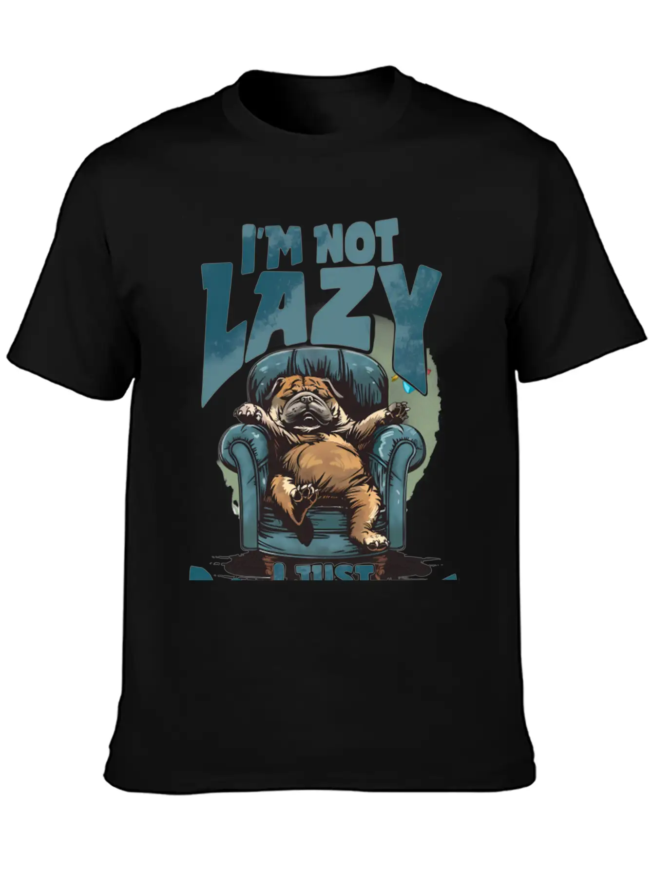 Funny Animal Lazy Dogquote Breathable Graphic T-Shirt – Perfect For Casual Days