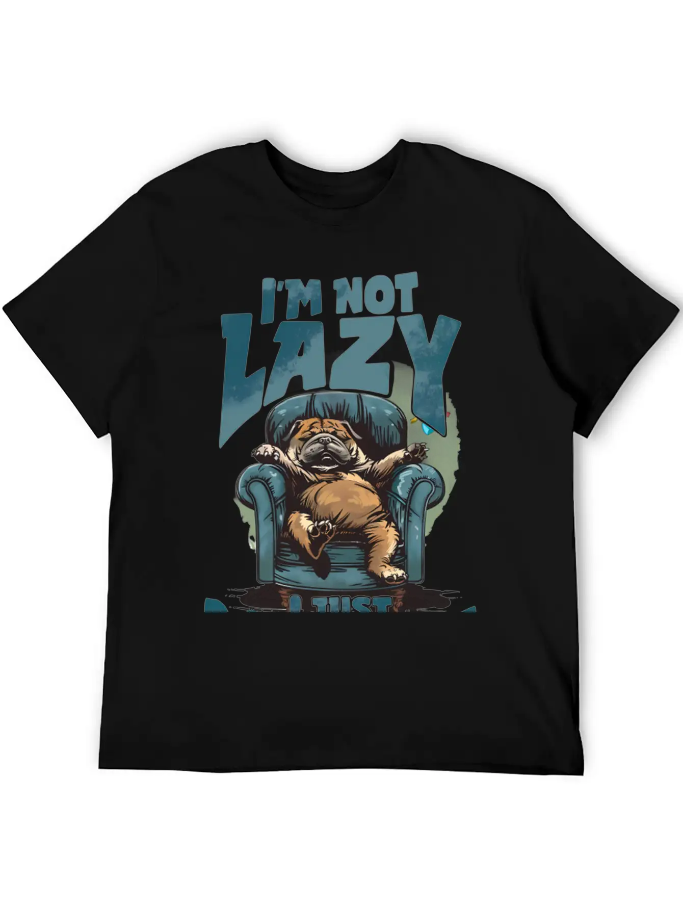 Funny Animal Lazy Dogquote Breathable Graphic T-Shirt – Perfect For Casual Days