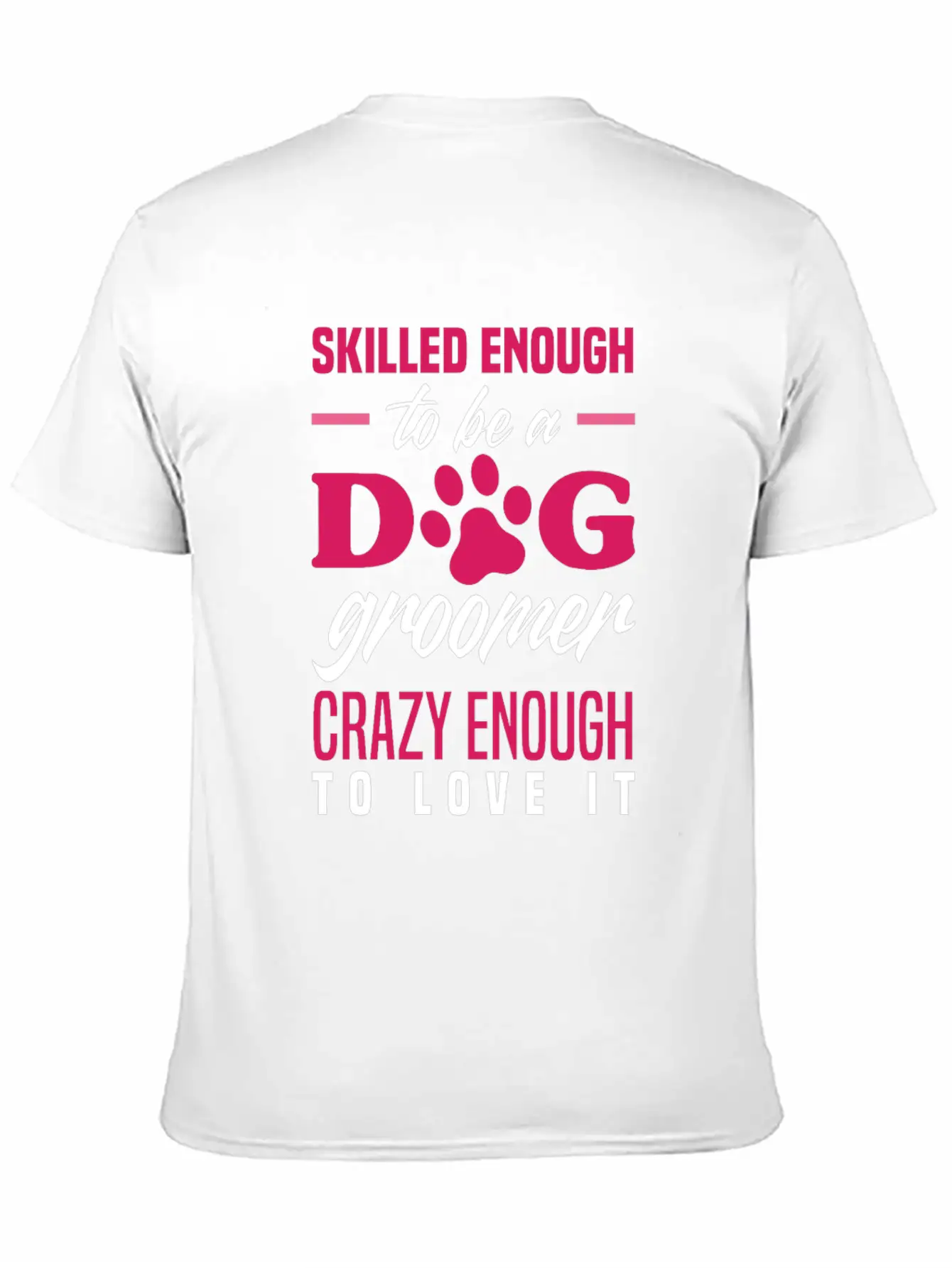 Funny Dog Groomer Grooming Fur Artist Pet Stylist Basic Graphic T-Shirt – Daily Comfort In Soft Cotton