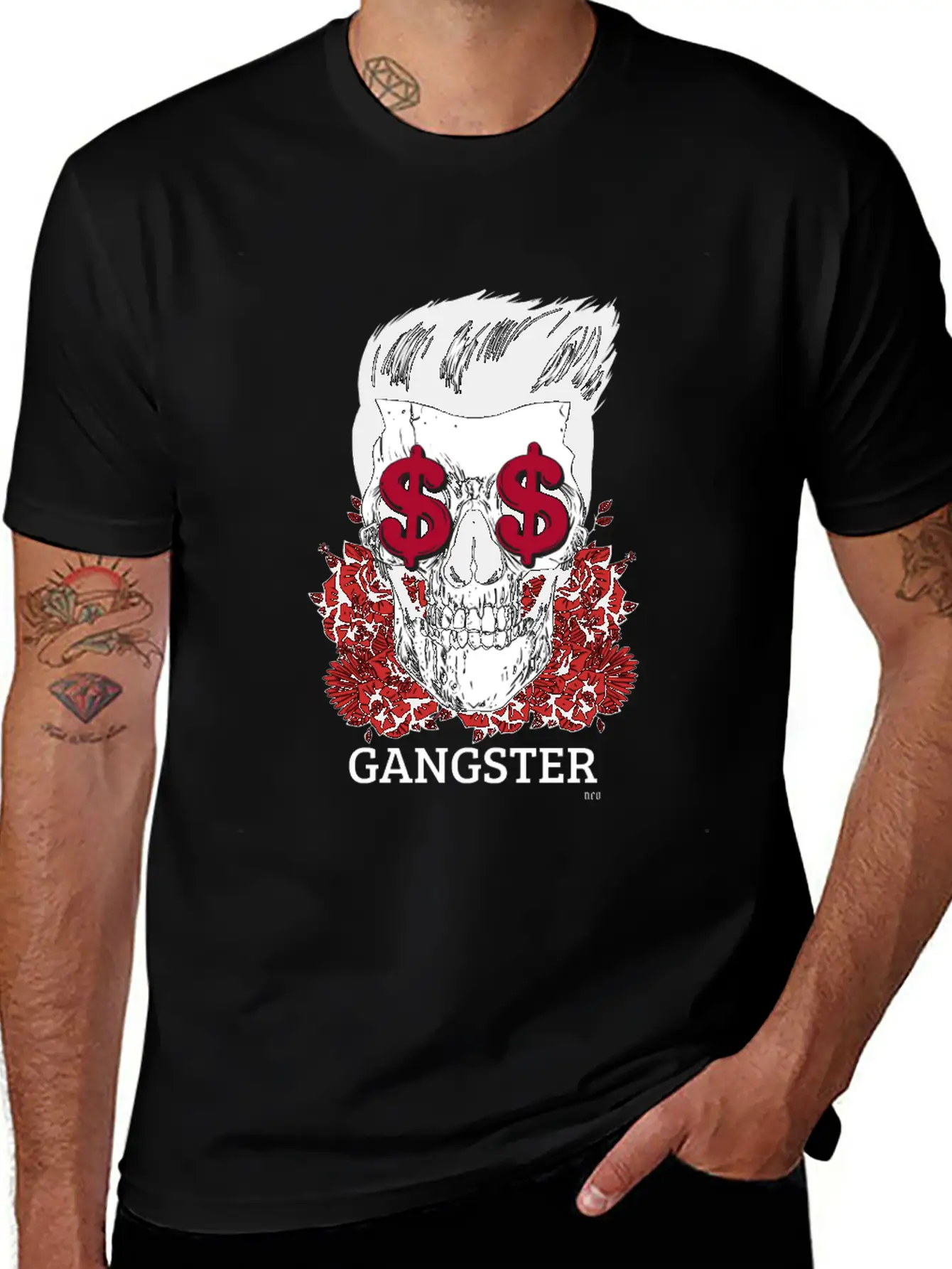 Gangster Breathable Graphic T-Shirt – Perfect For Casual Days