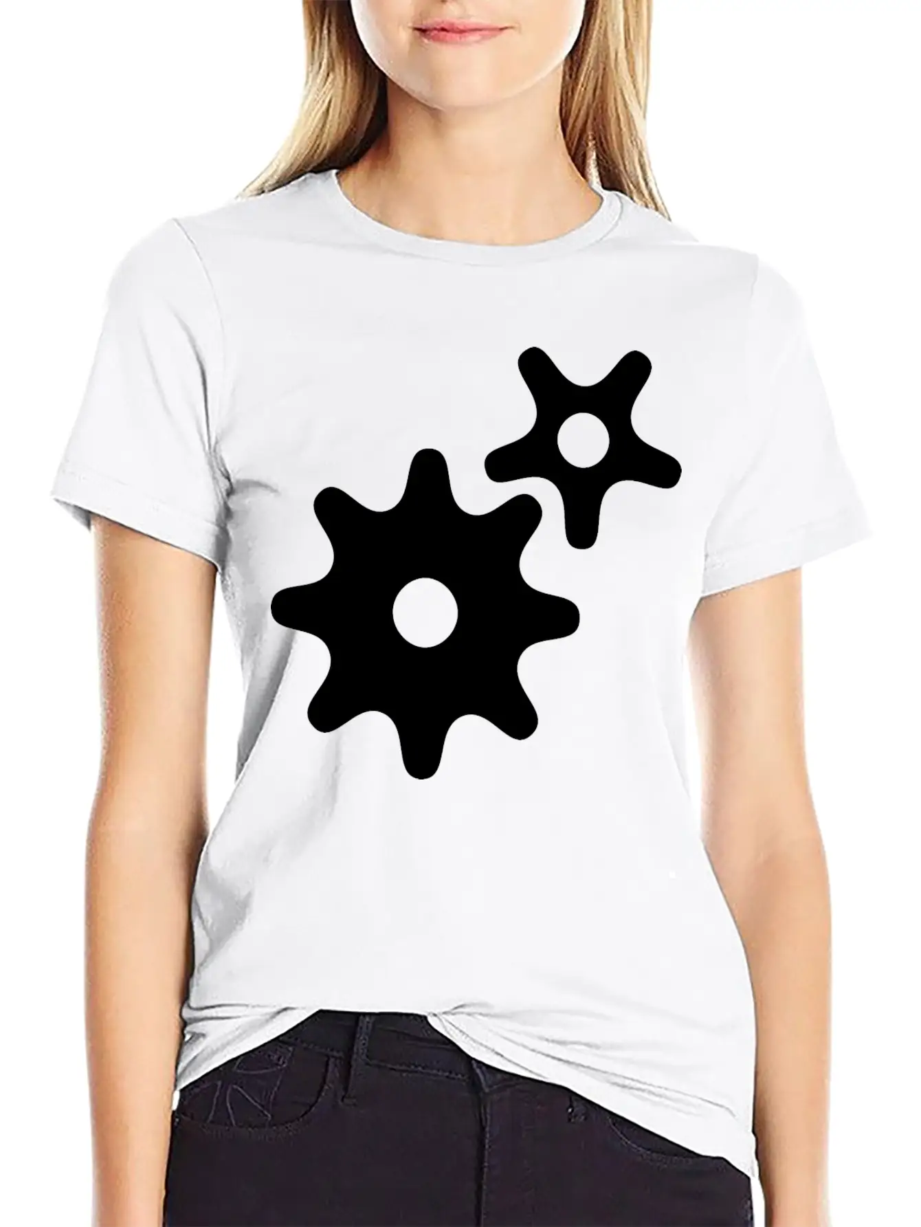 Gear Wheels Breathable Graphic T-Shirt – Perfect For Casual Days