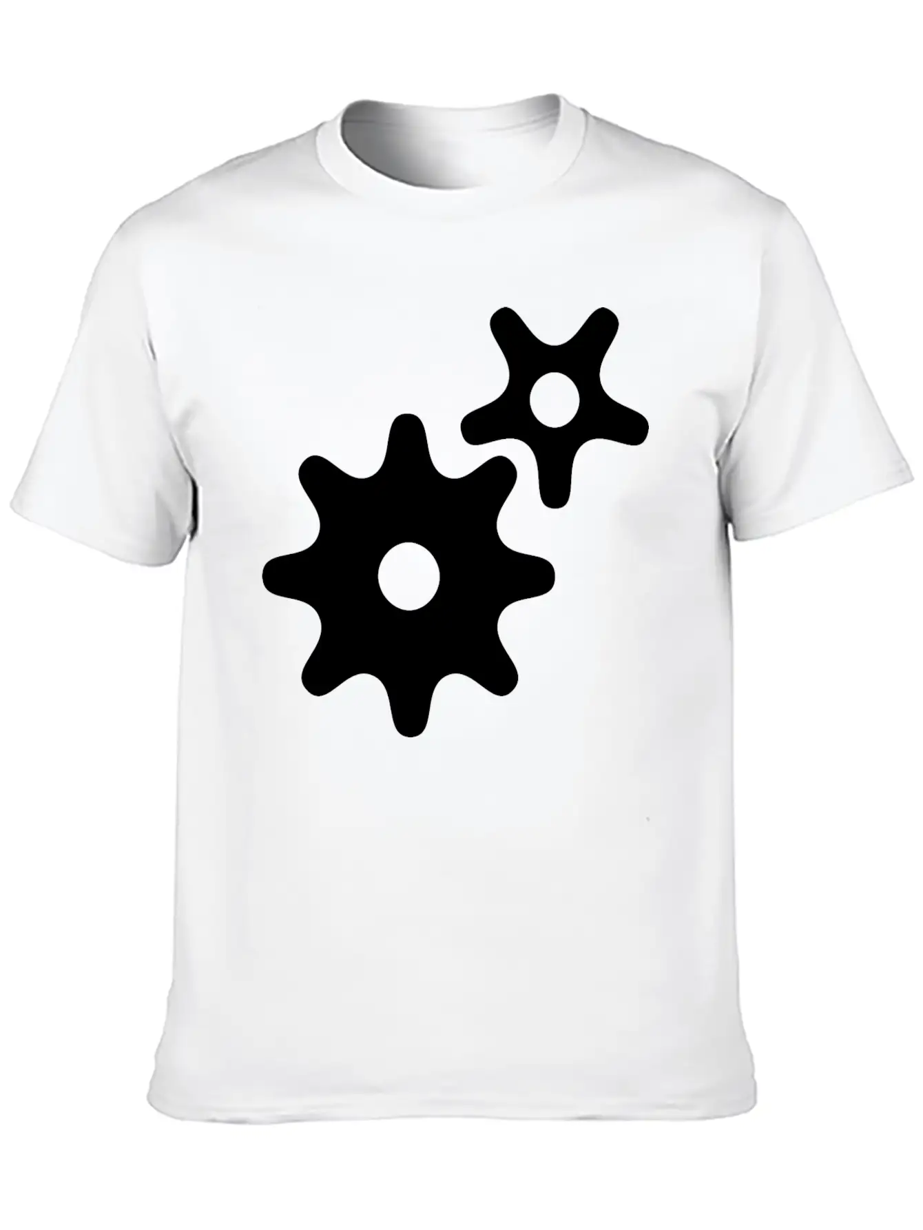 Gear Wheels Breathable Graphic T-Shirt – Perfect For Casual Days