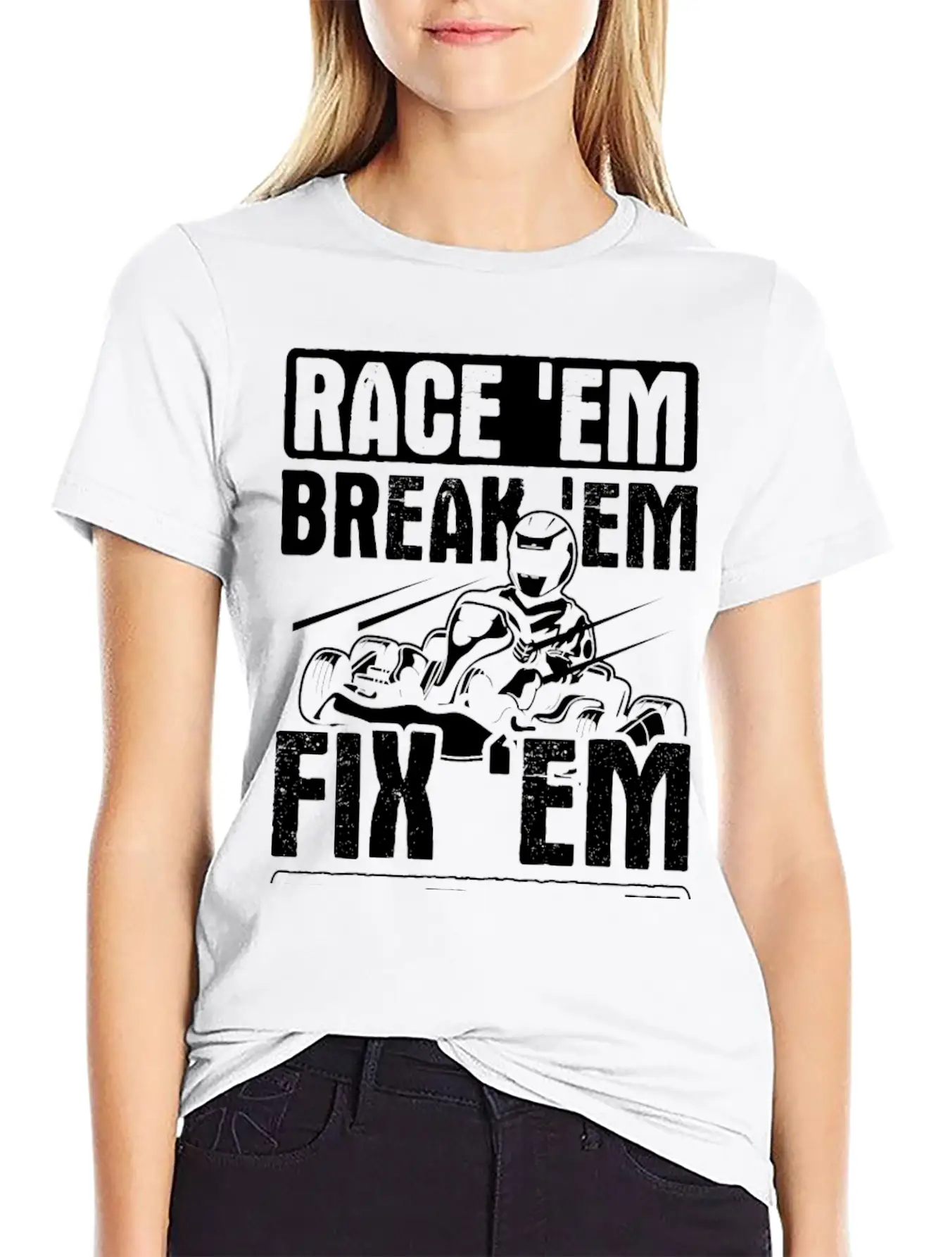 Go Kart Racing Karting Go Cart Breathable Graphic T-Shirt – Perfect For Casual Days