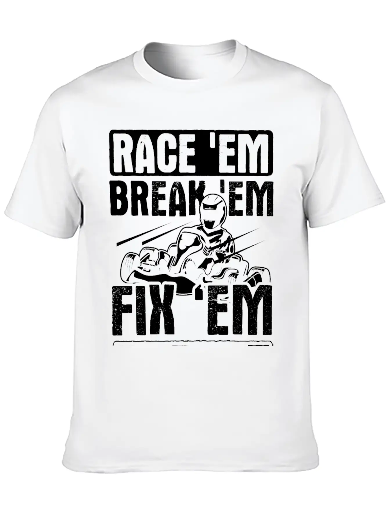 Go Kart Racing Karting Go Cart Breathable Graphic T-Shirt – Perfect For Casual Days