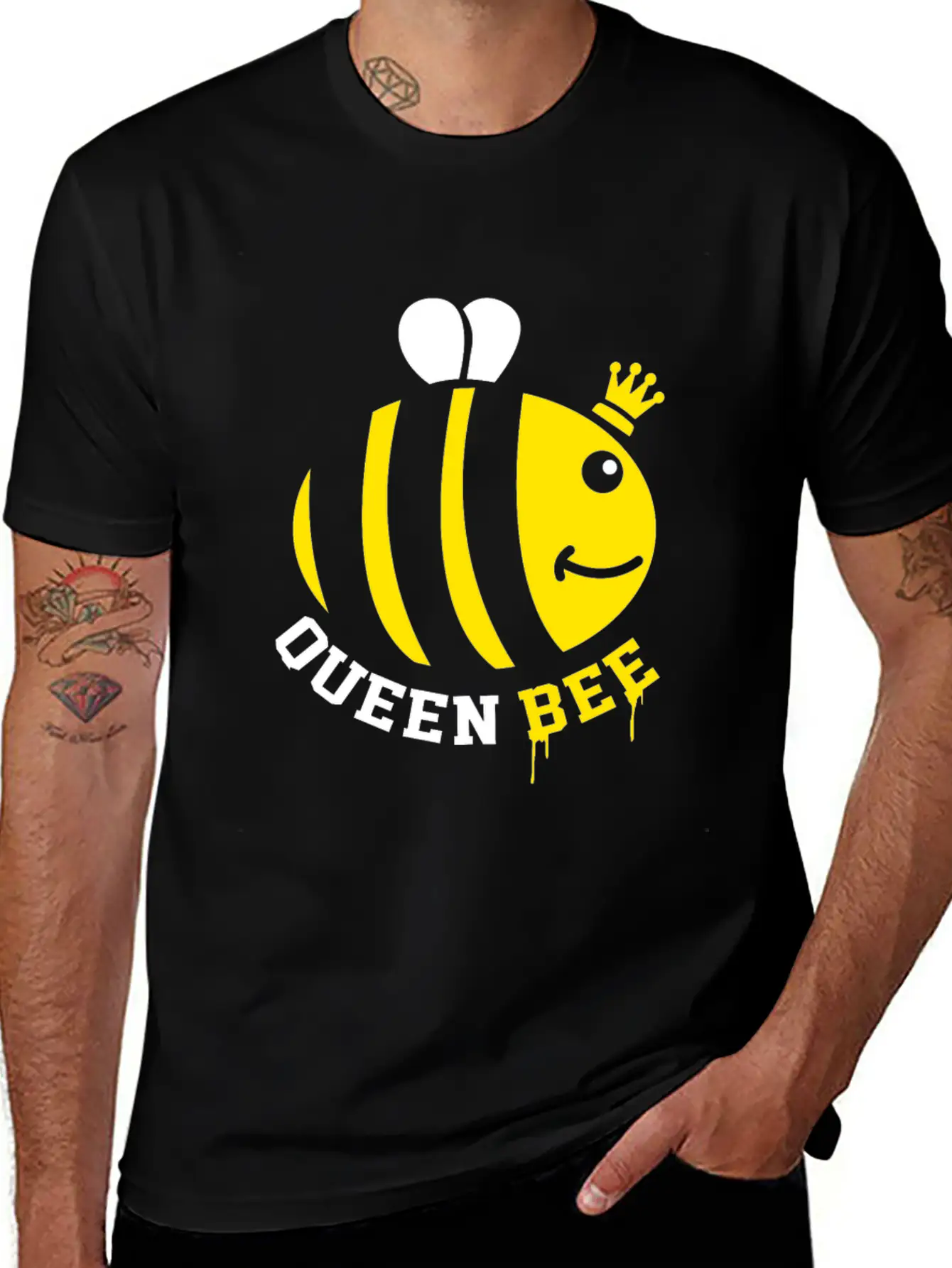 Honey Bee Queen Bumblebee Beekeeper Petals Nectar Breathable Graphic T-Shirt – Perfect For Casual Days