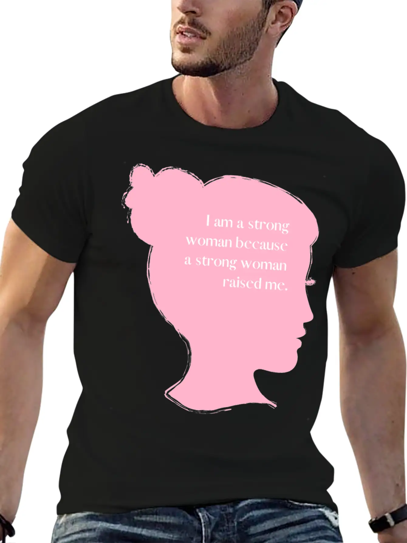 I Am A Strong Woman Basic Graphic T-Shirt – Daily Comfort In Soft Cotton