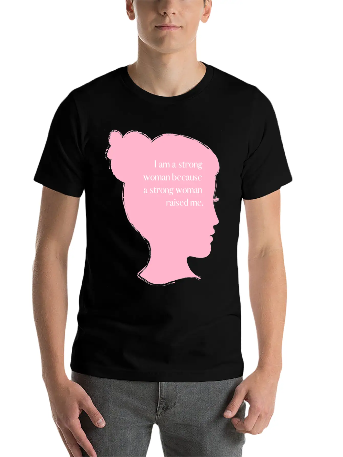 I Am A Strong Woman Basic Graphic T-Shirt – Daily Comfort In Soft Cotton