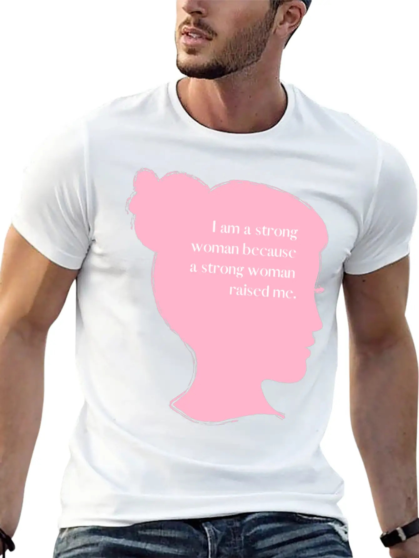 I Am A Strong Woman Basic Graphic T-Shirt – Daily Comfort In Soft Cotton