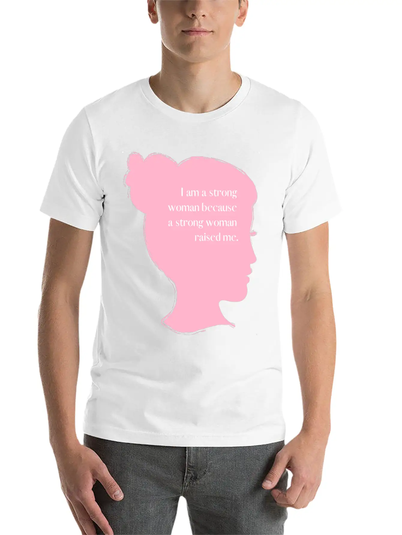 I Am A Strong Woman Basic Graphic T-Shirt – Daily Comfort In Soft Cotton