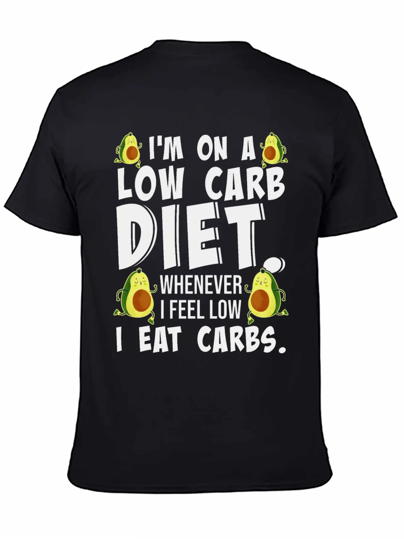 I'm On A Low Carb Lifestyle Diet Women Breathable Graphic T-Shirt – Perfect For Casual Days
