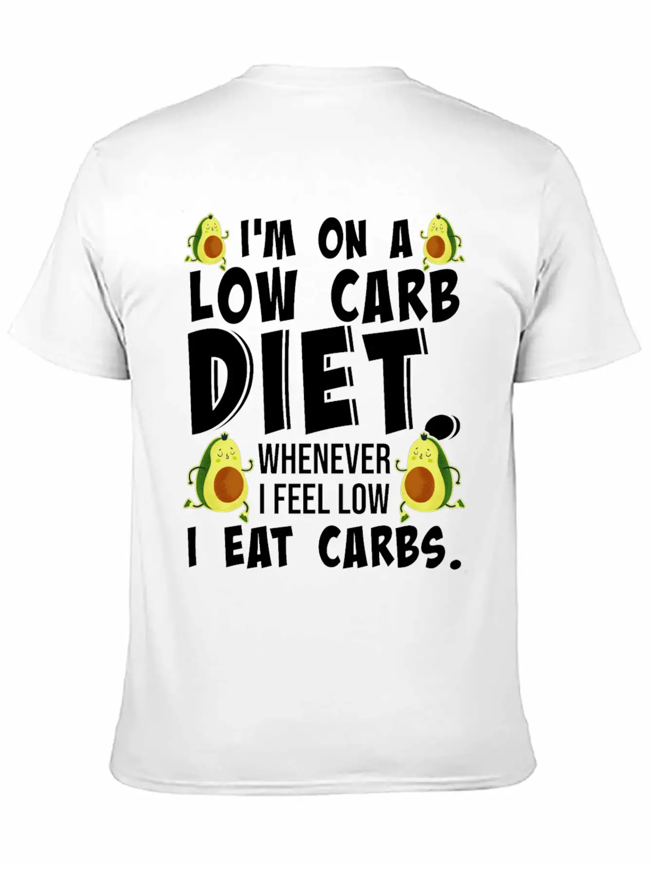 I'm On A Low Carb Lifestyle Diet Women Breathable Graphic T-Shirt – Perfect For Casual Days