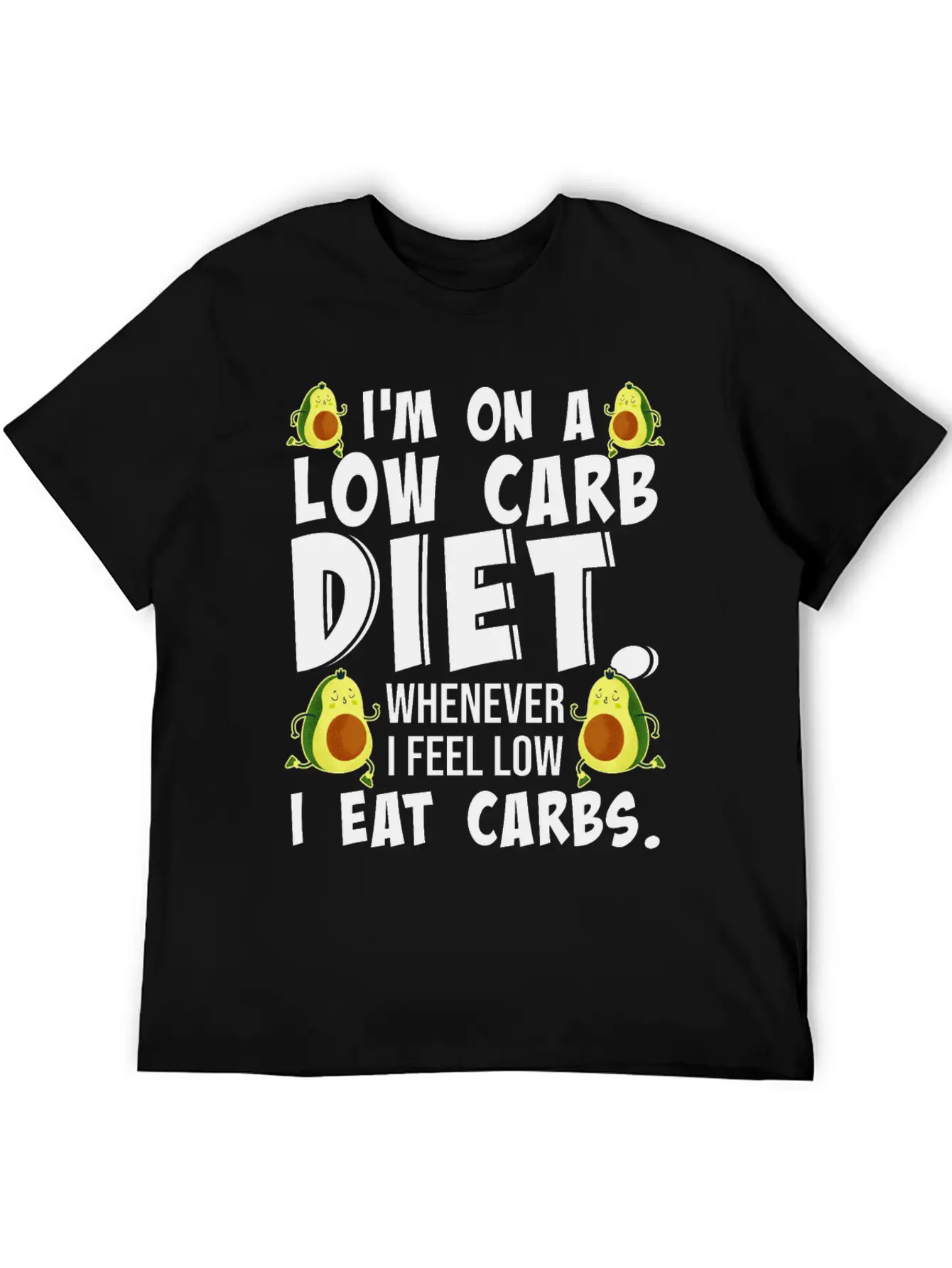 I'm On A Low Carb Lifestyle Diet Women Breathable Graphic T-Shirt – Perfect For Casual Days