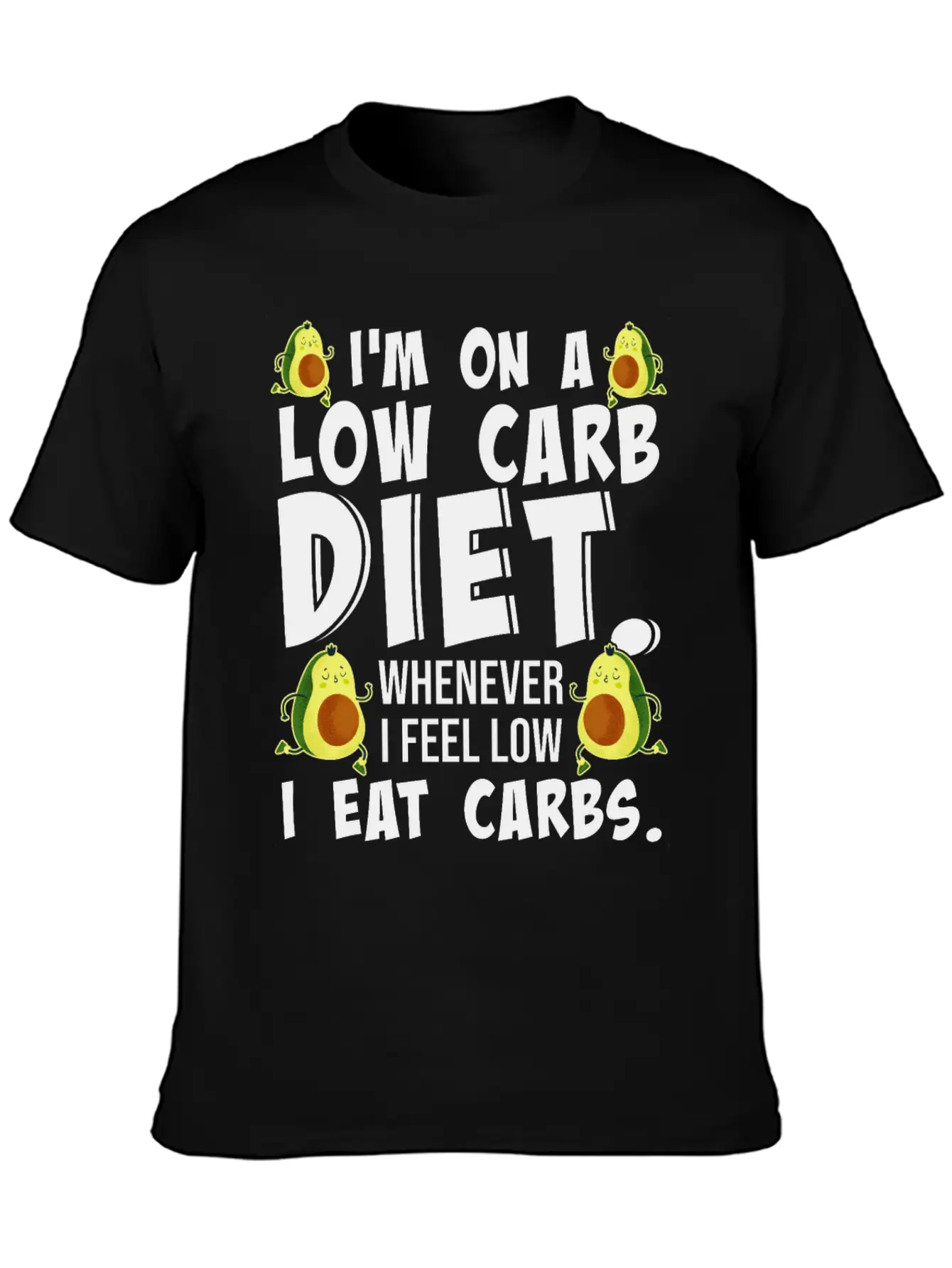 I'm On A Low Carb Lifestyle Diet Women Breathable Graphic T-Shirt – Perfect For Casual Days