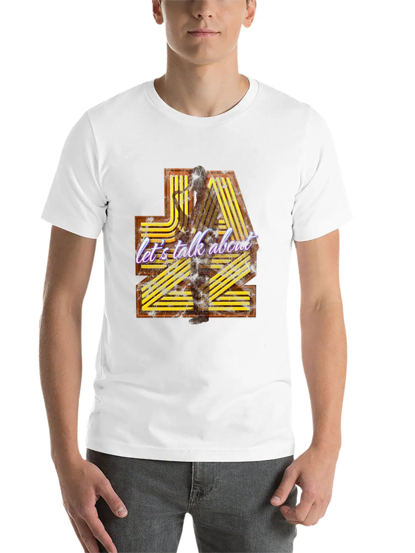 Jazz Retro Vintage Gift Basic Graphic T-Shirt – Daily Comfort In Soft Cotton