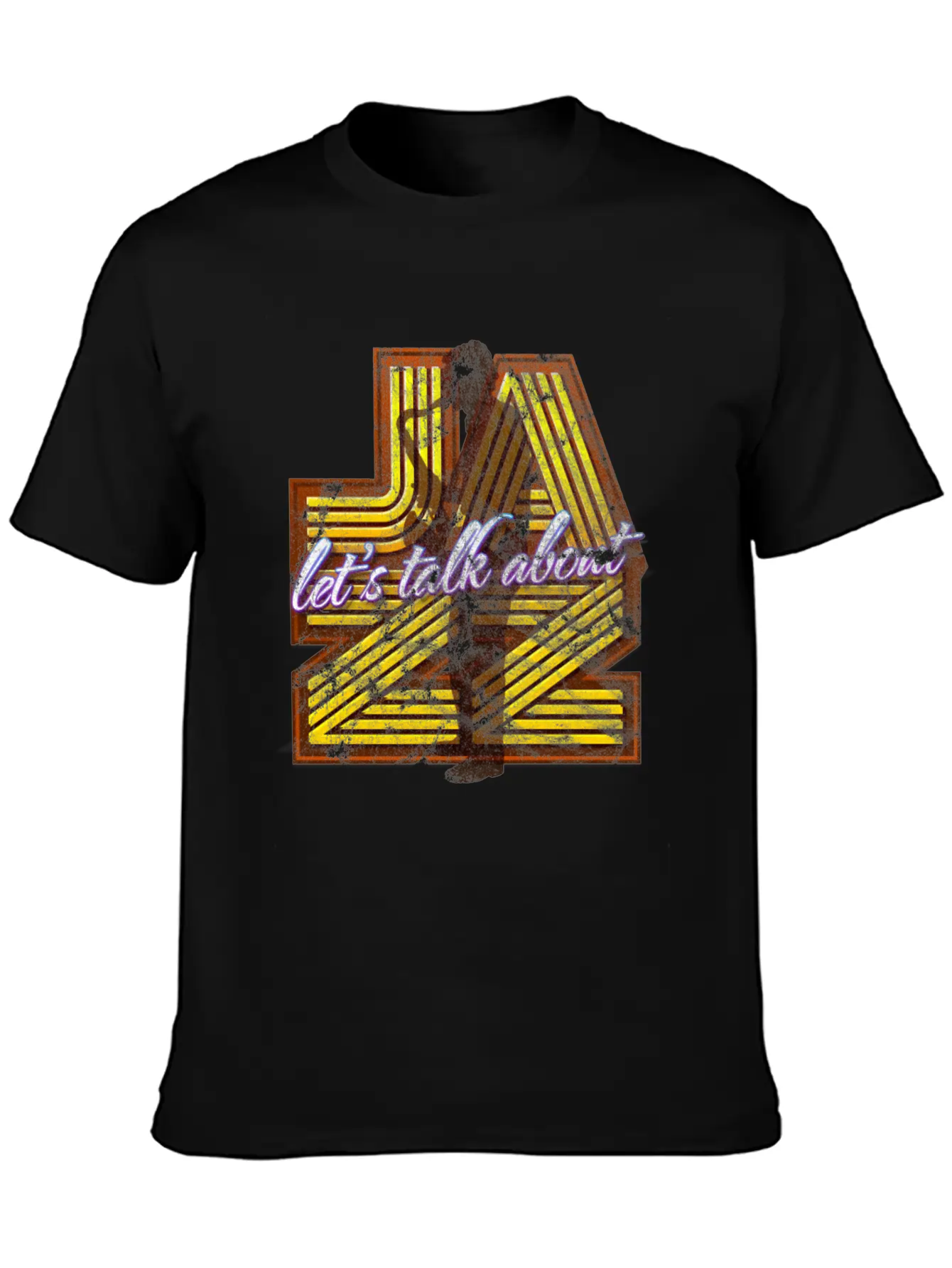 Jazz Retro Vintage Gift Basic Graphic T-Shirt – Daily Comfort In Soft Cotton