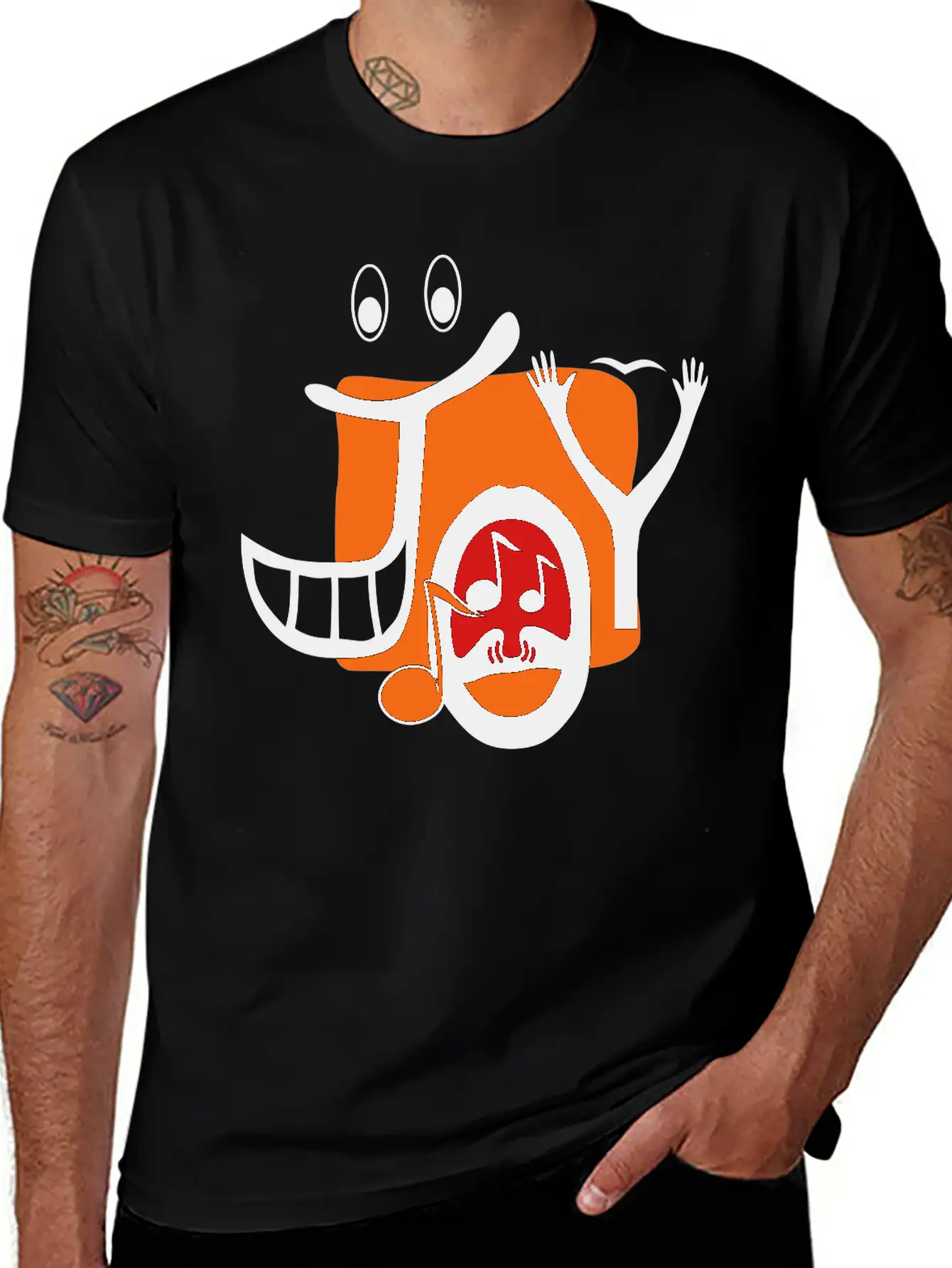 JOY! Breathable Graphic T-Shirt – Perfect For Casual Days