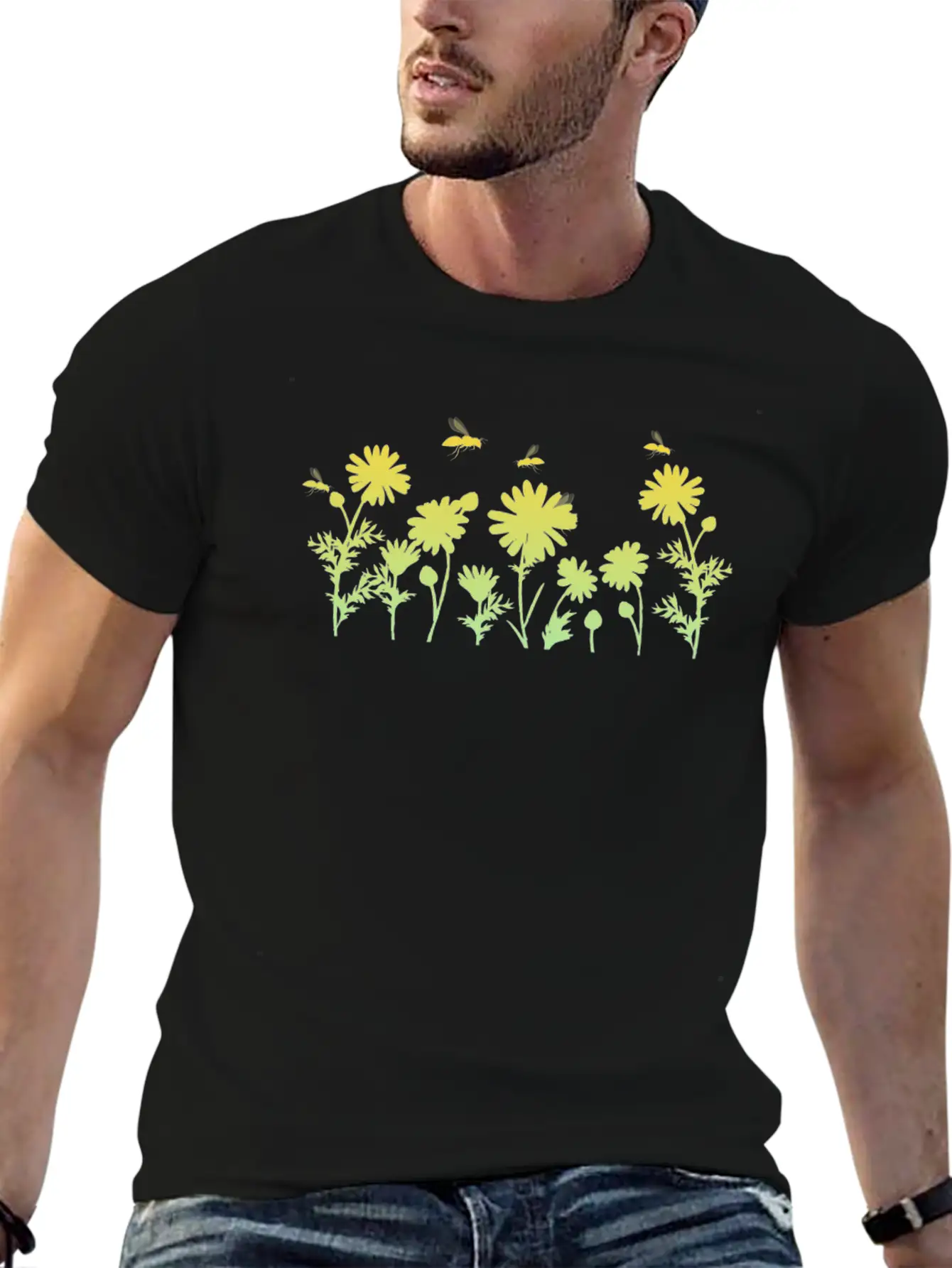 Marguerites Daisy Summer Daisies Flower Garden Breathable Graphic T-Shirt – Perfect For Casual Days