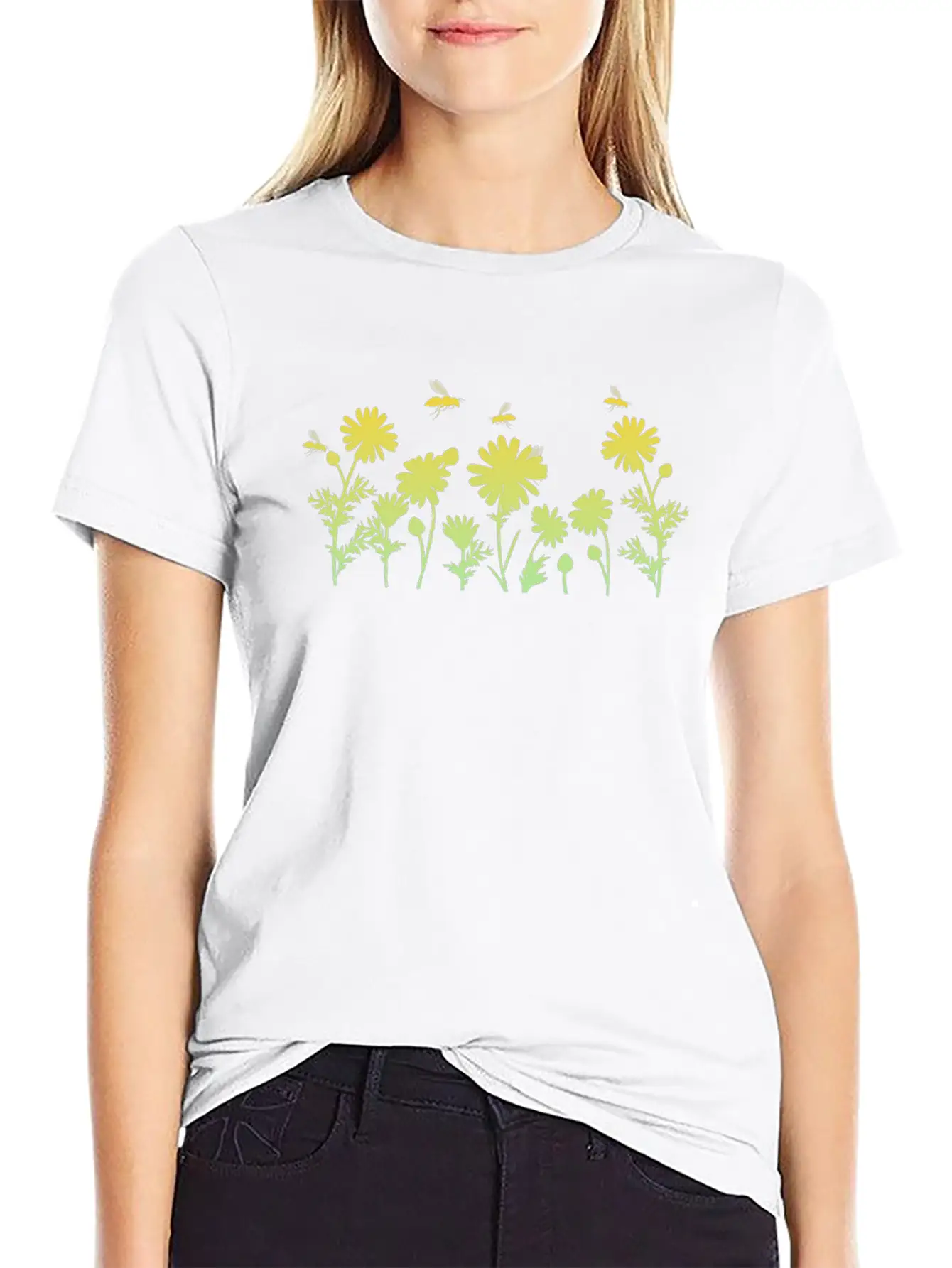Marguerites Daisy Summer Daisies Flower Garden Breathable Graphic T-Shirt – Perfect For Casual Days