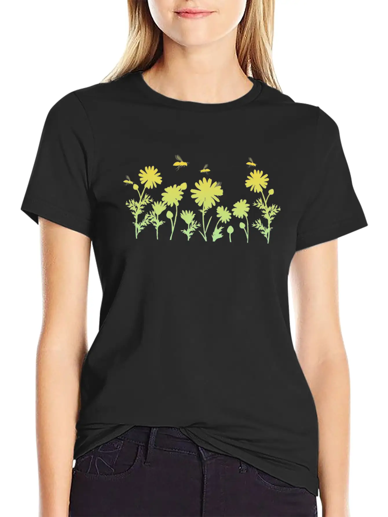 Marguerites Daisy Summer Daisies Flower Garden Breathable Graphic T-Shirt – Perfect For Casual Days