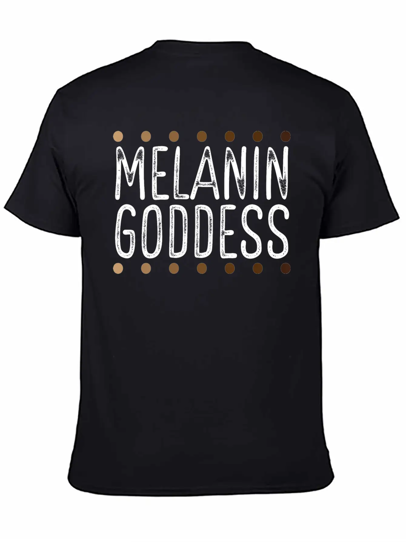 Melanin Goddess African American Melanin Poppin Breathable Graphic T-Shirt – Perfect For Casual Days