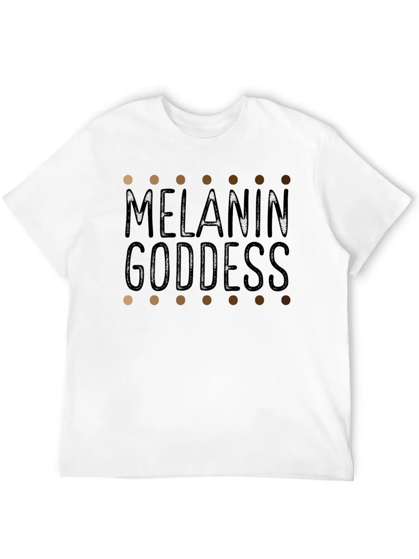 Melanin Goddess African American Melanin Poppin Breathable Graphic T-Shirt – Perfect For Casual Days