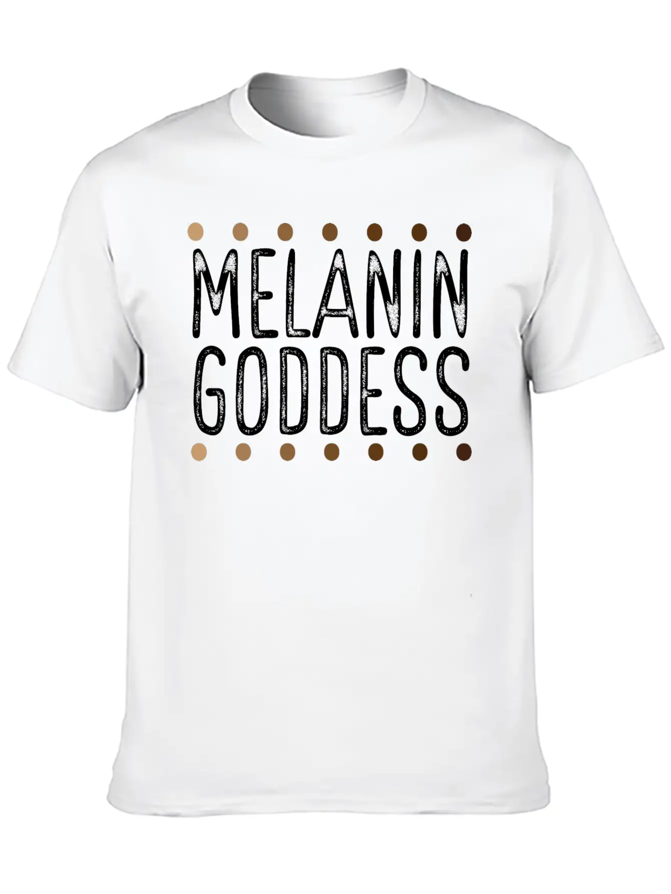 Melanin Goddess African American Melanin Poppin Breathable Graphic T-Shirt – Perfect For Casual Days